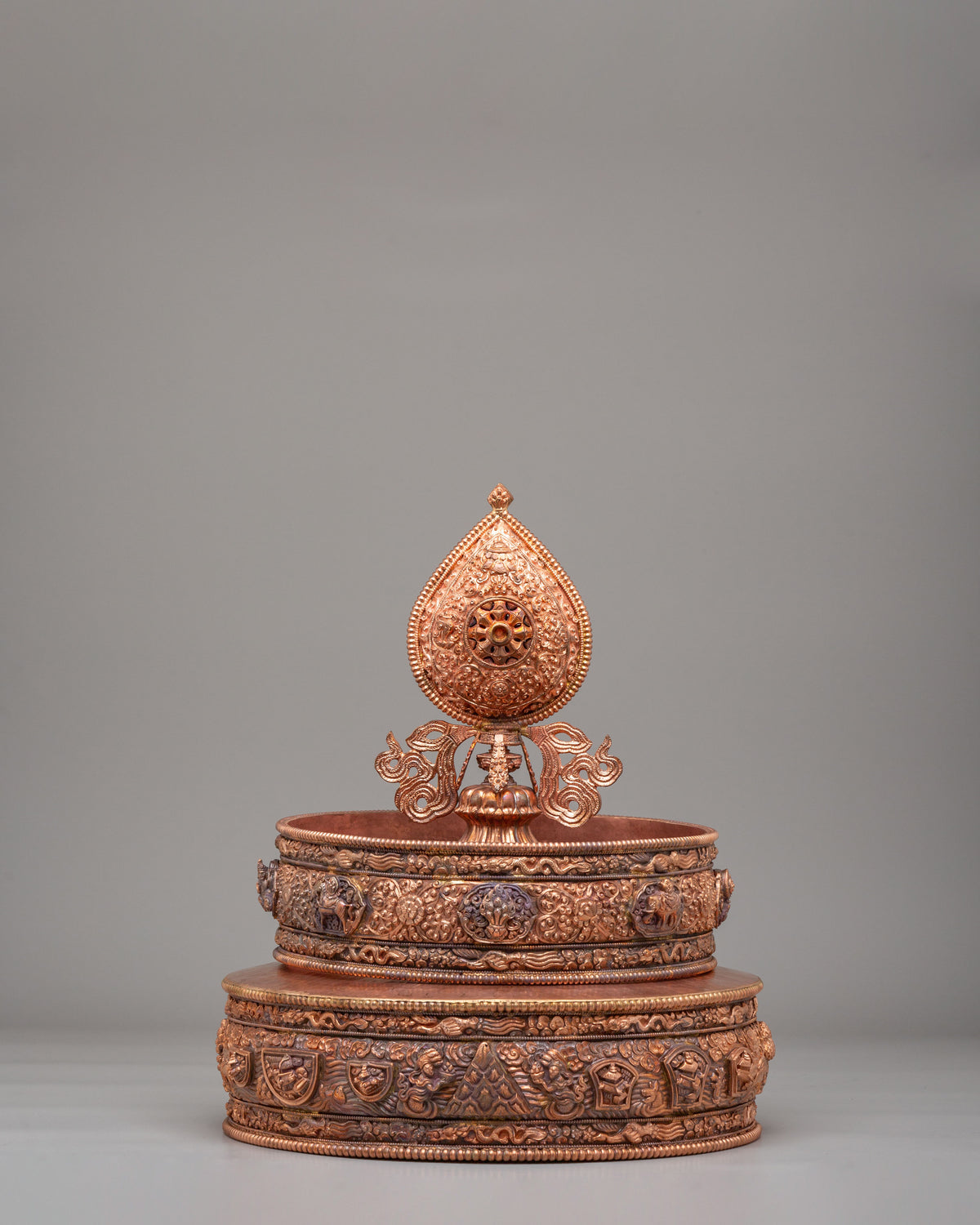 Handcrafted Mandala Offering Set | Tibetan Buddhist Ritual Altar Object