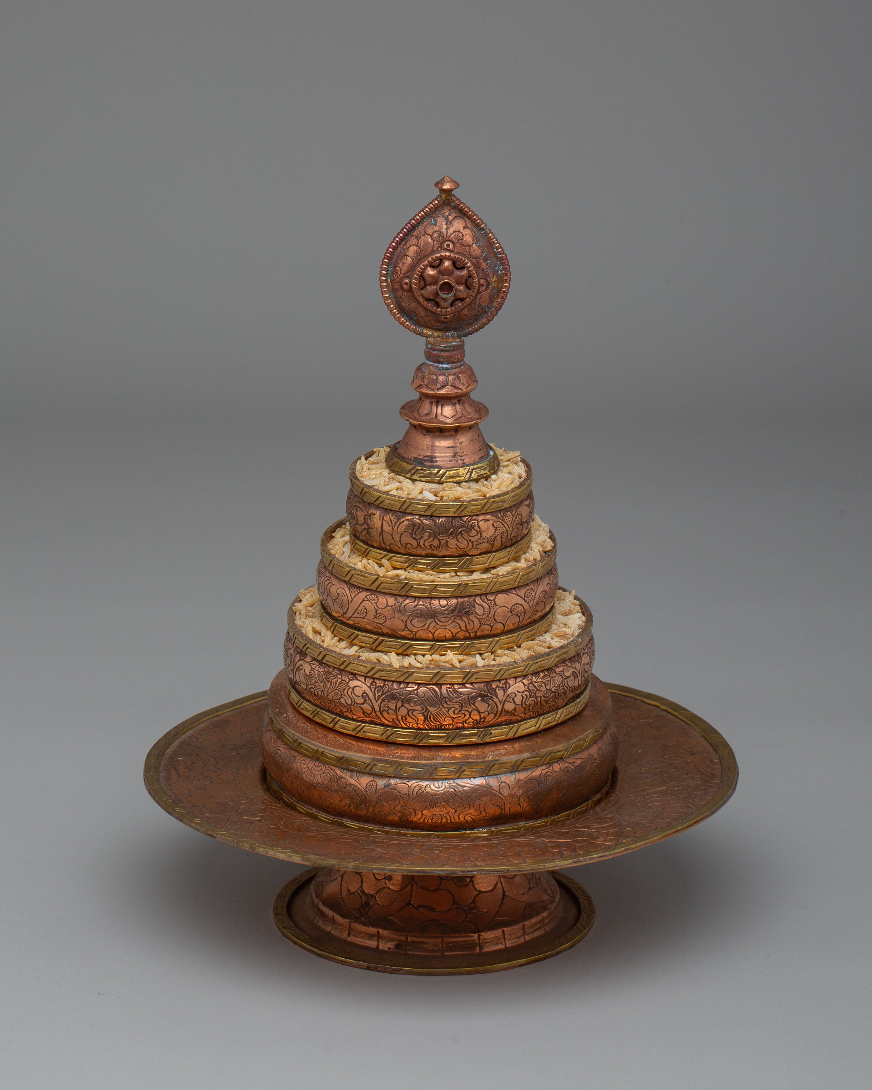 Buddhist Shrine Mandala Offering | Traditional Ritual Decor