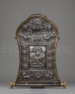 Sacred Amitayus Metal Thangk