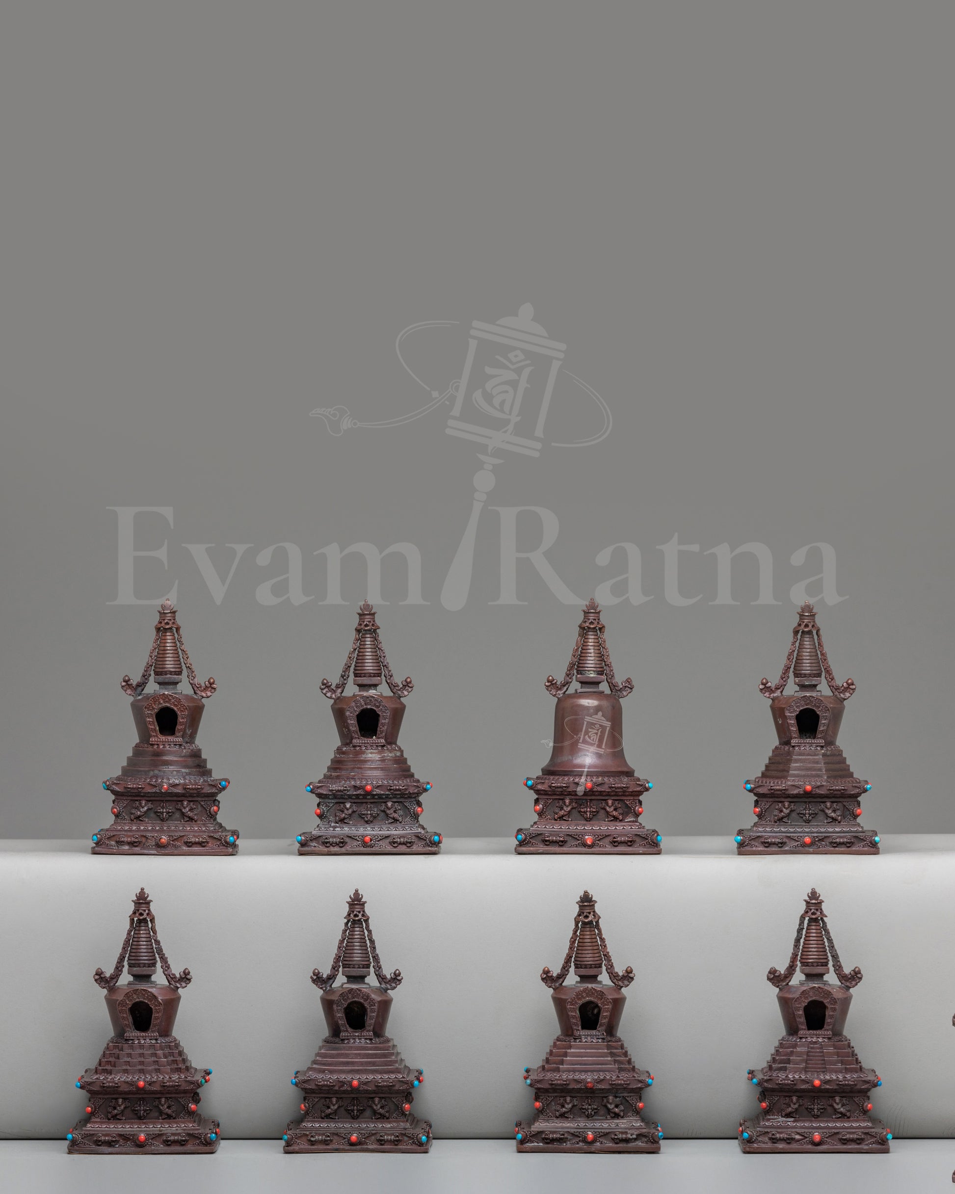 Machine-Made  Stupa Set 