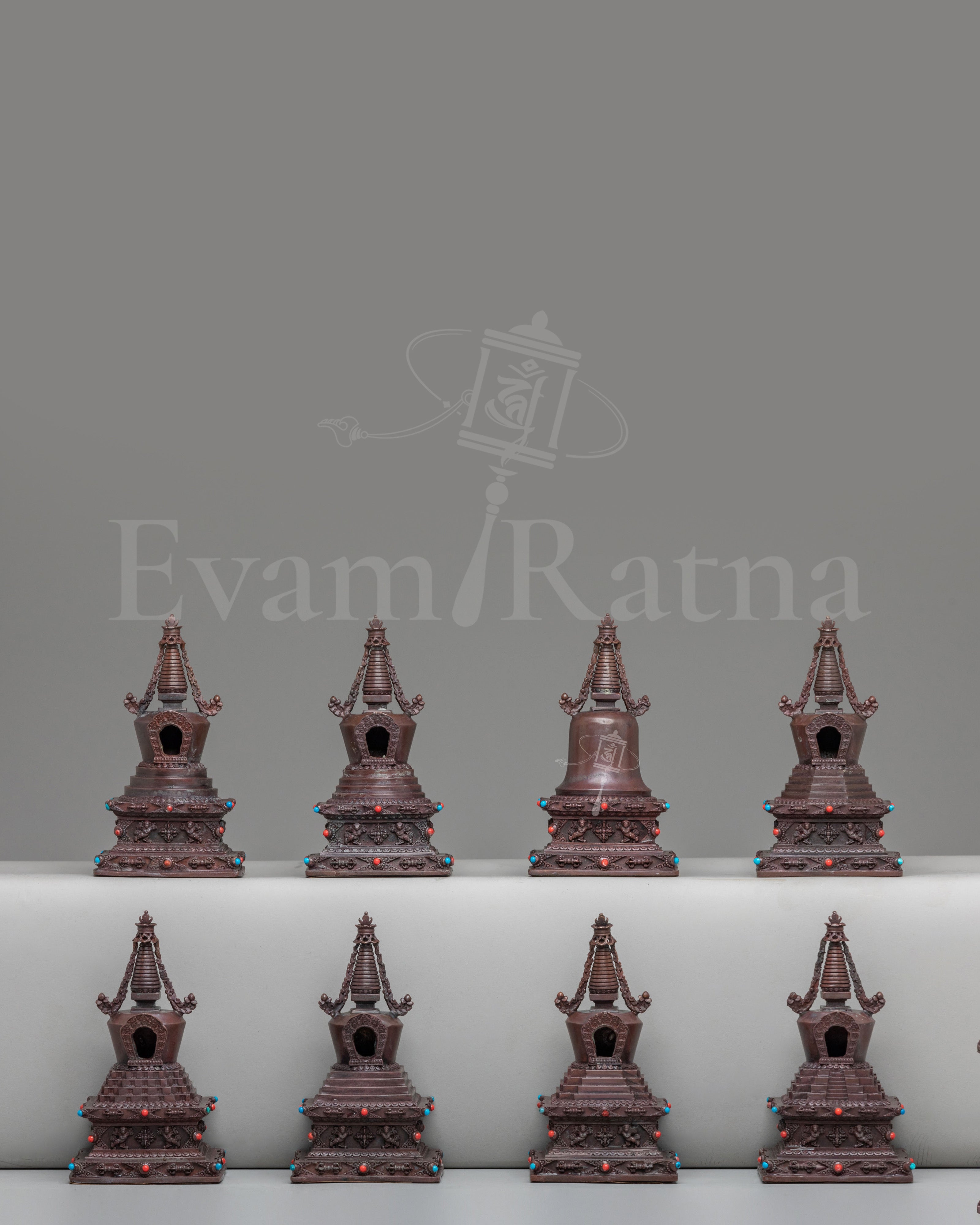 Machine-Made  Stupa Set 