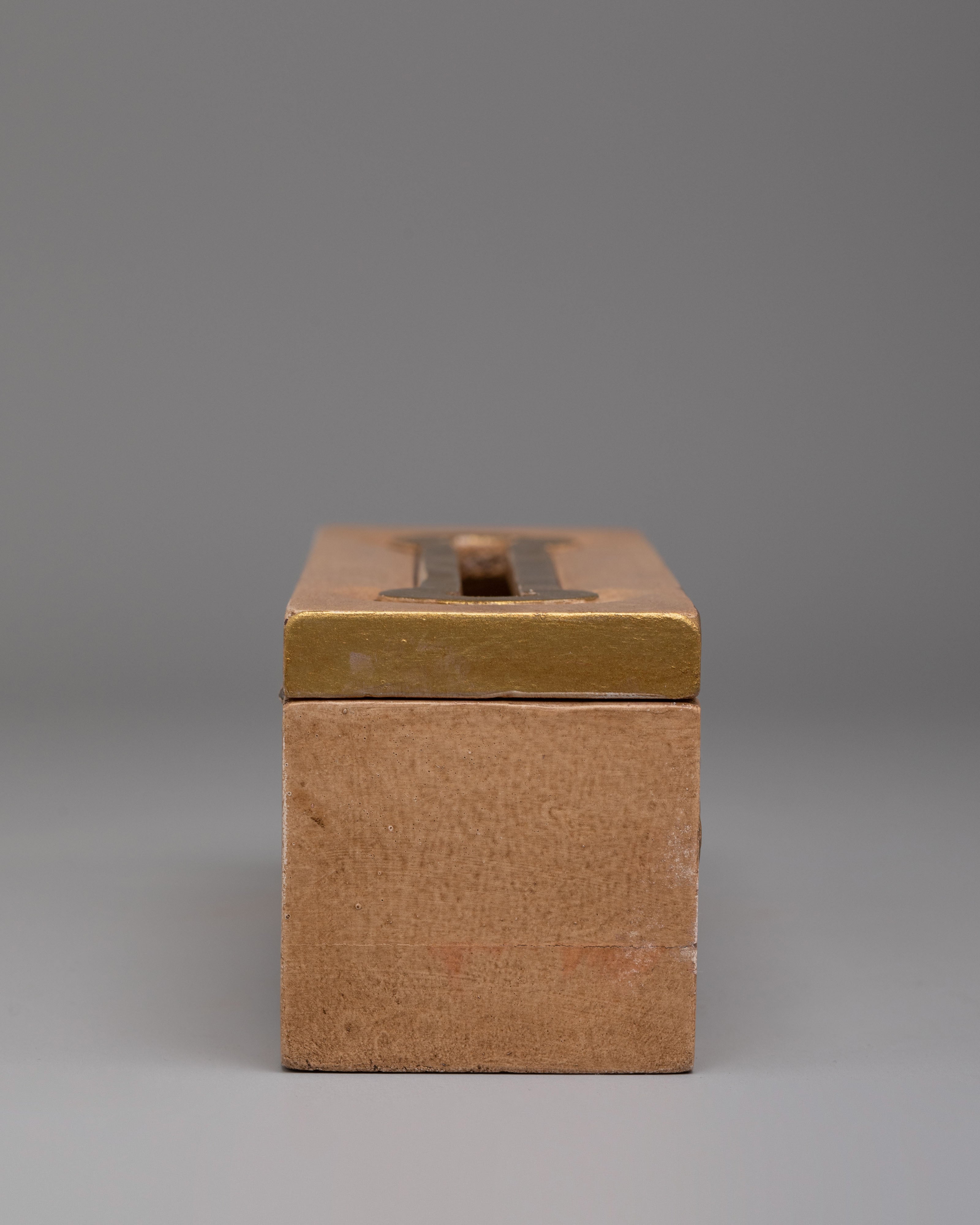 Wooden Ritual Incense Burner | Tibetan Buddhist Incense Box