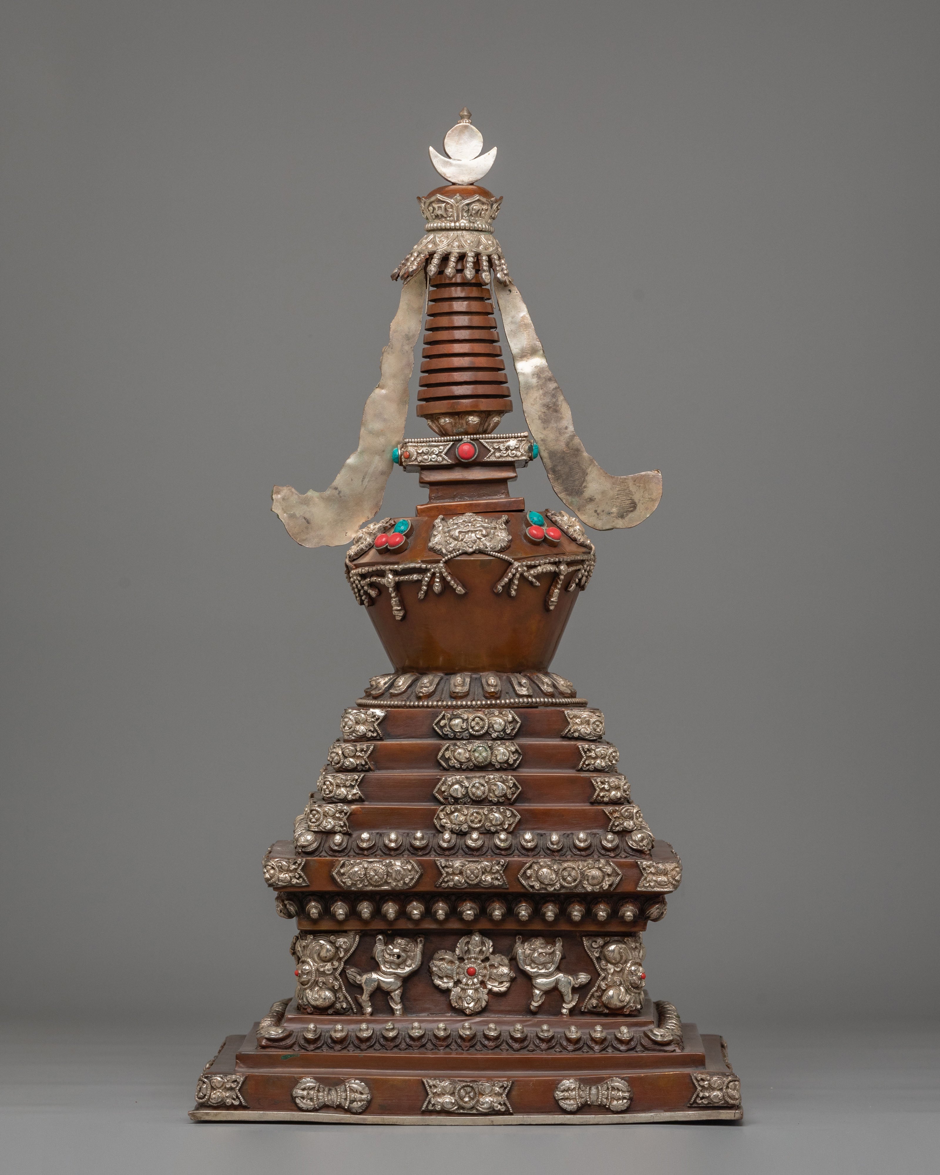 Handcrafted Traditional Tibetan Stupa | Meditation and Spiritual Practices
