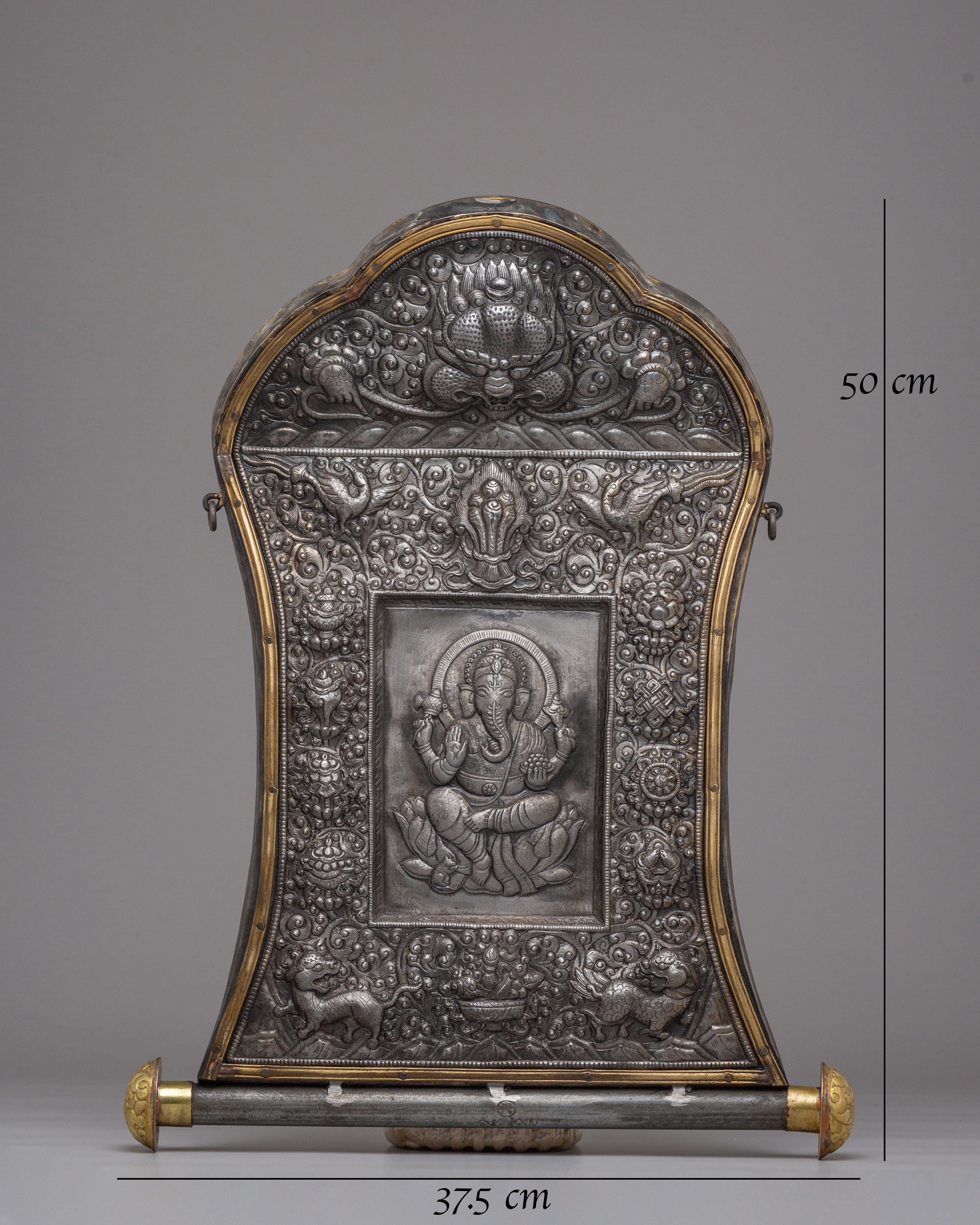 Spiritual Ganesha Wall Hanging | Iron Decor for Home or Altar