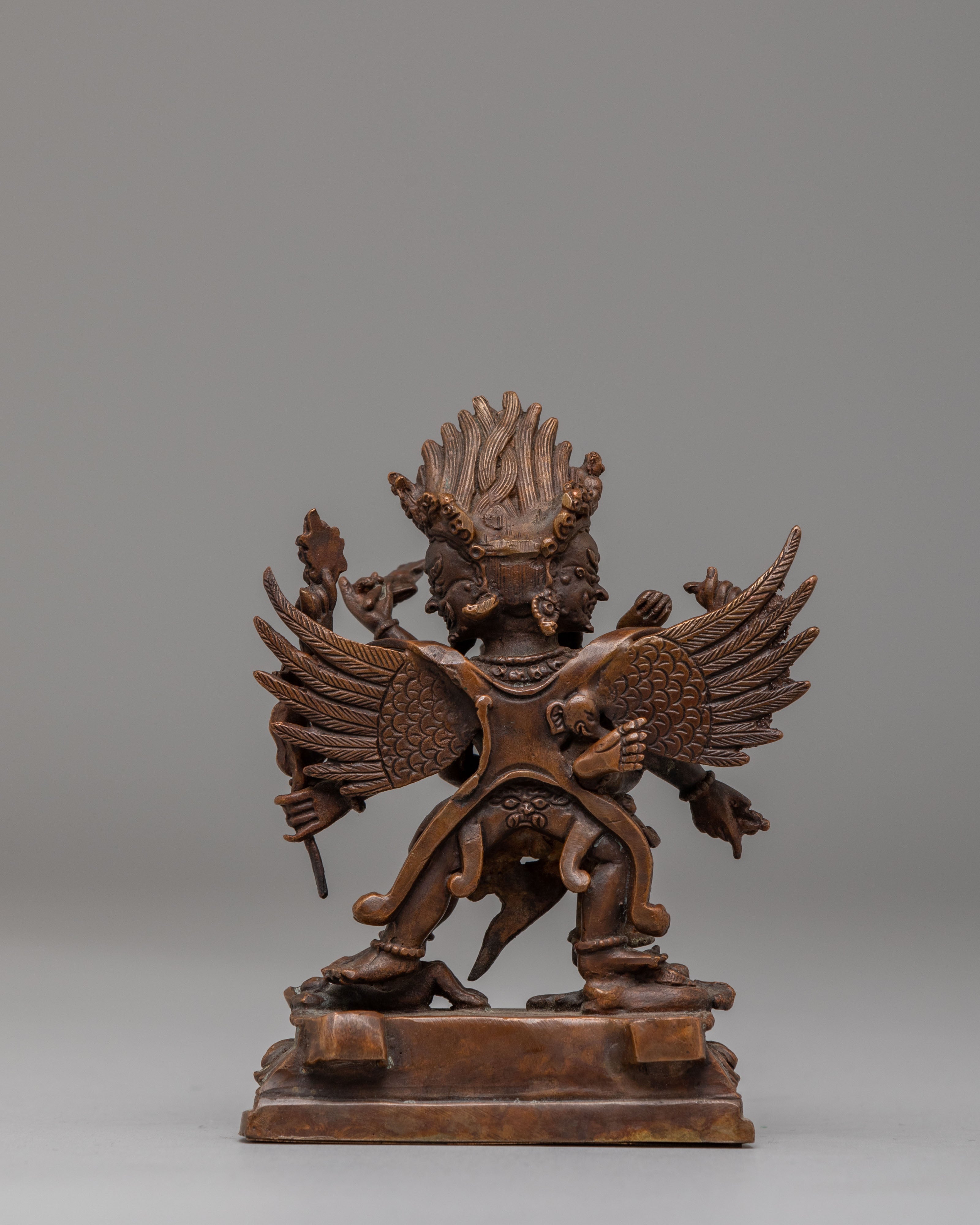 Machine Made Vajrakilaya Altar Statue | Tibetan Deity Sculpture