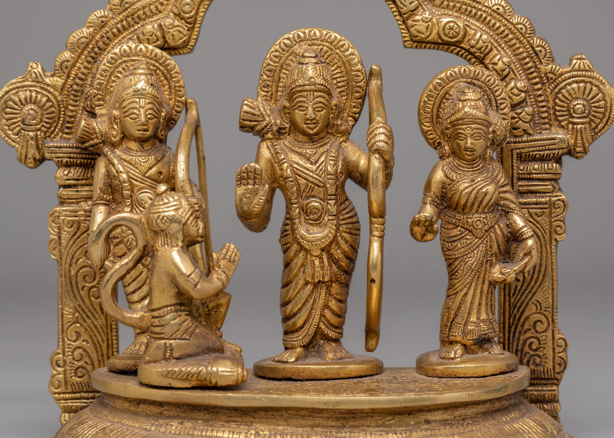 Handmade Ram Darbar Statue | Spiritual Altar Home Decor
