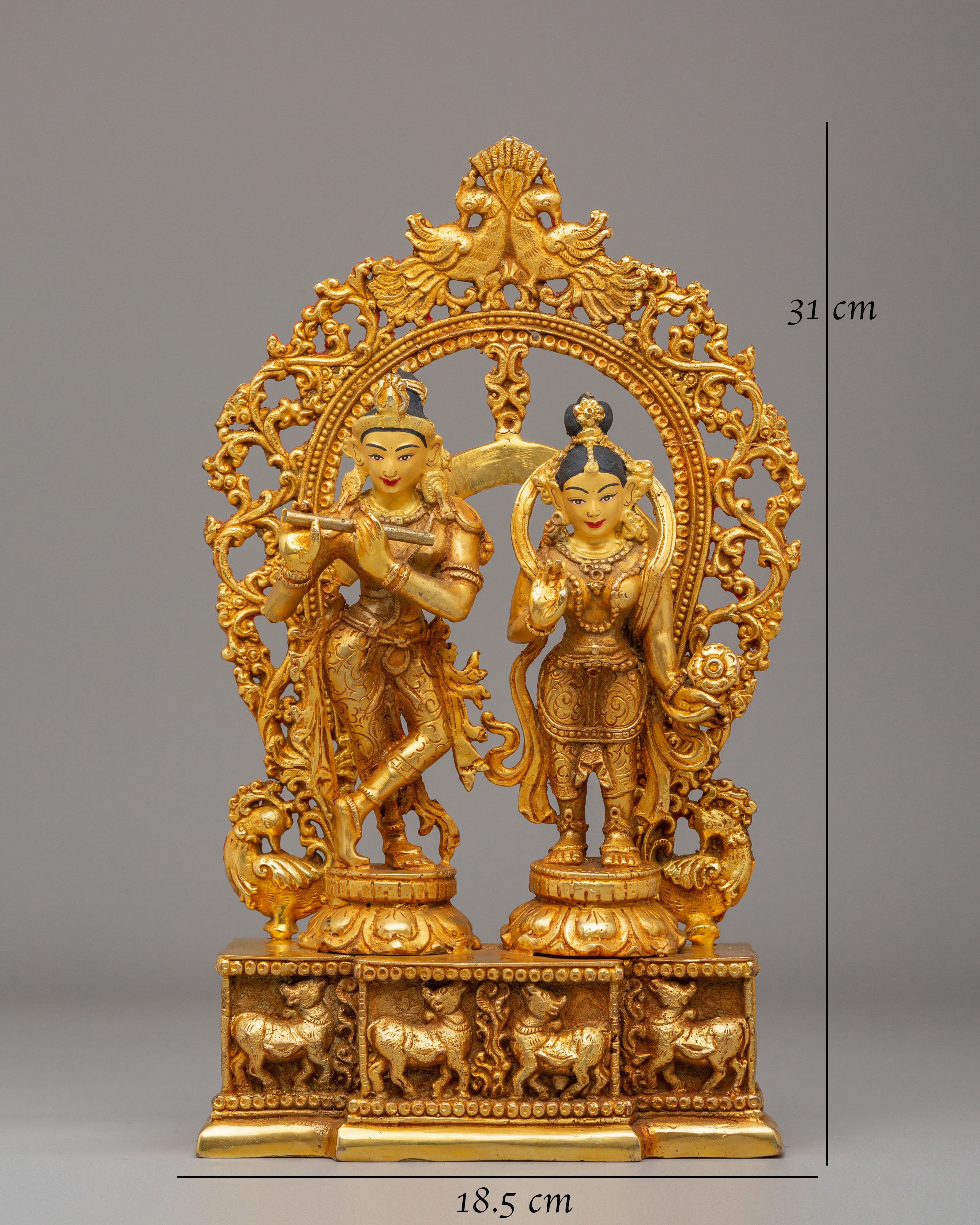 Radha Krishna Statue of Divine Love | Handcrafted Art
