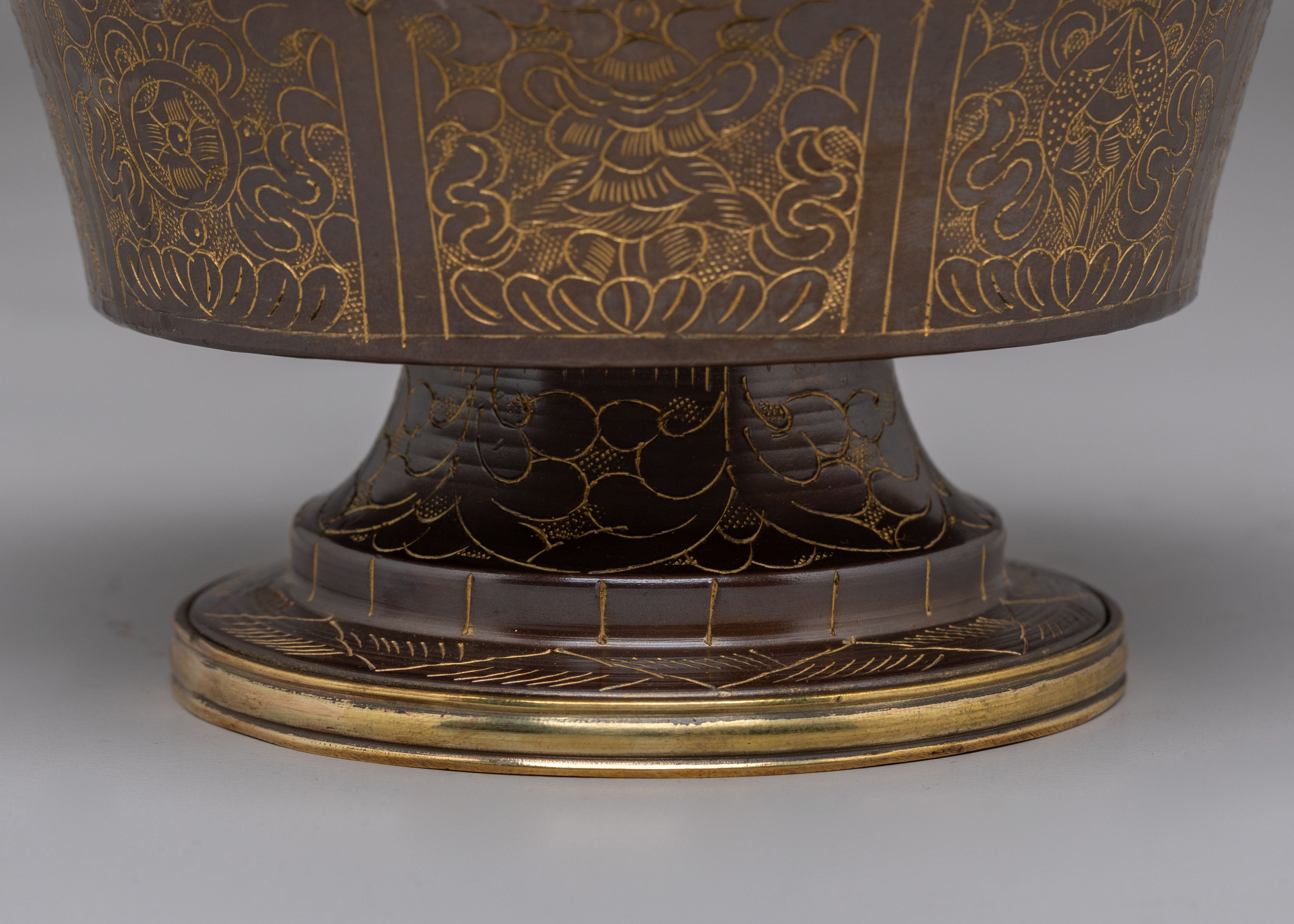 Tibetan Ritual Offering Bowl | Copper Buddhist Altar Bowl