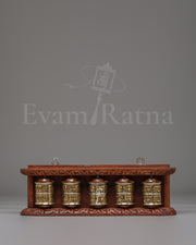 Five Buddhist Prayer Wheel 