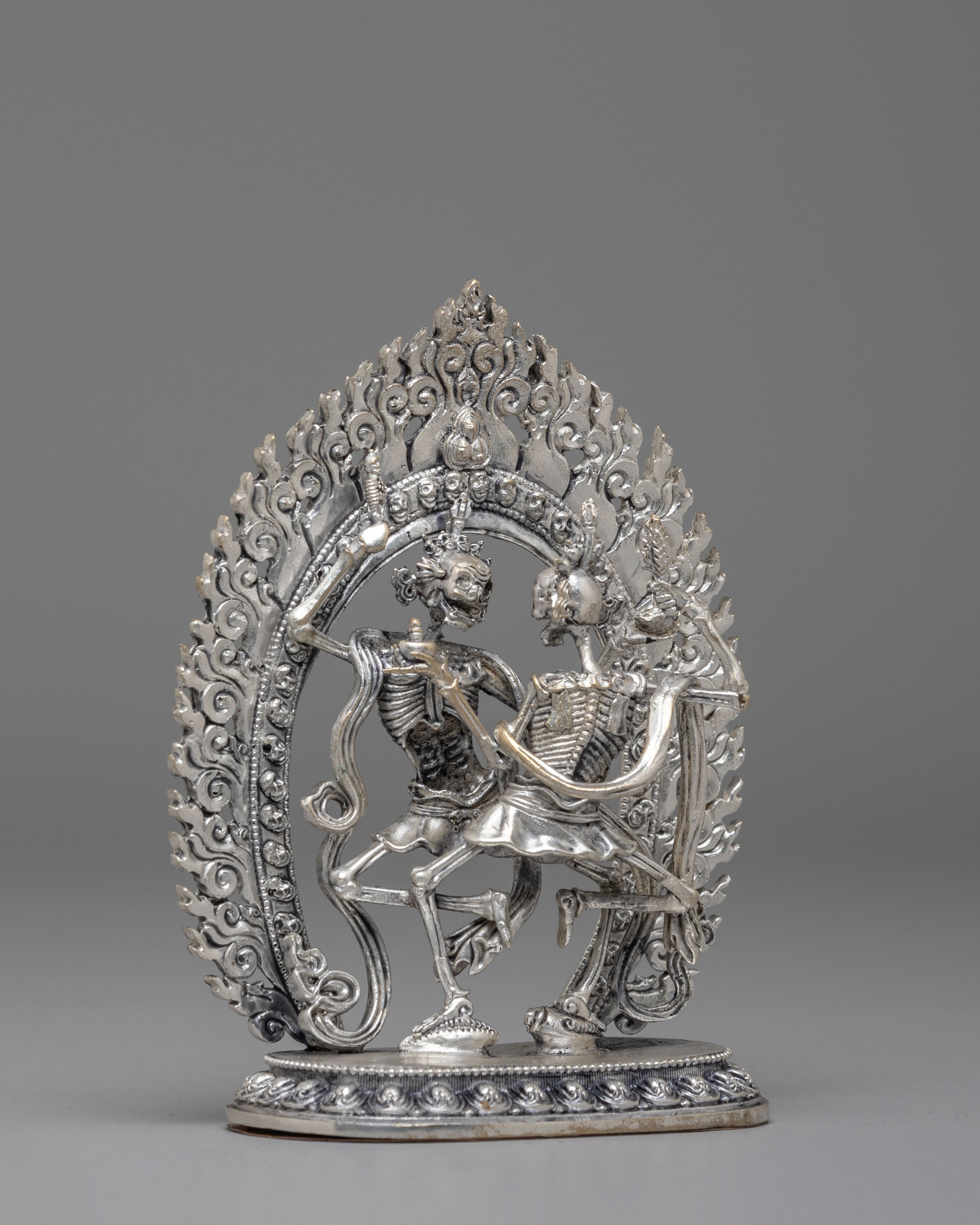 Buddhist Chittipati Sculpture | Tibetan Tantric Protector Deity Figurine