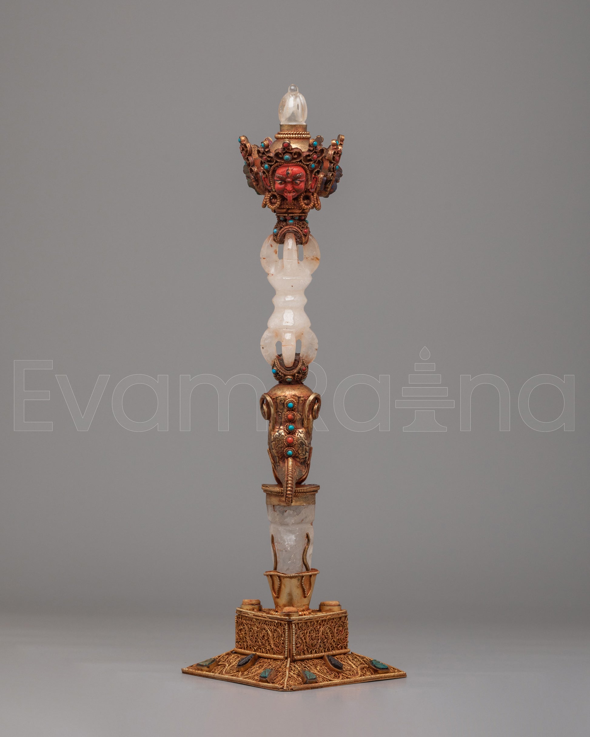 Handcrafted Vajrayana Ritual Phurba