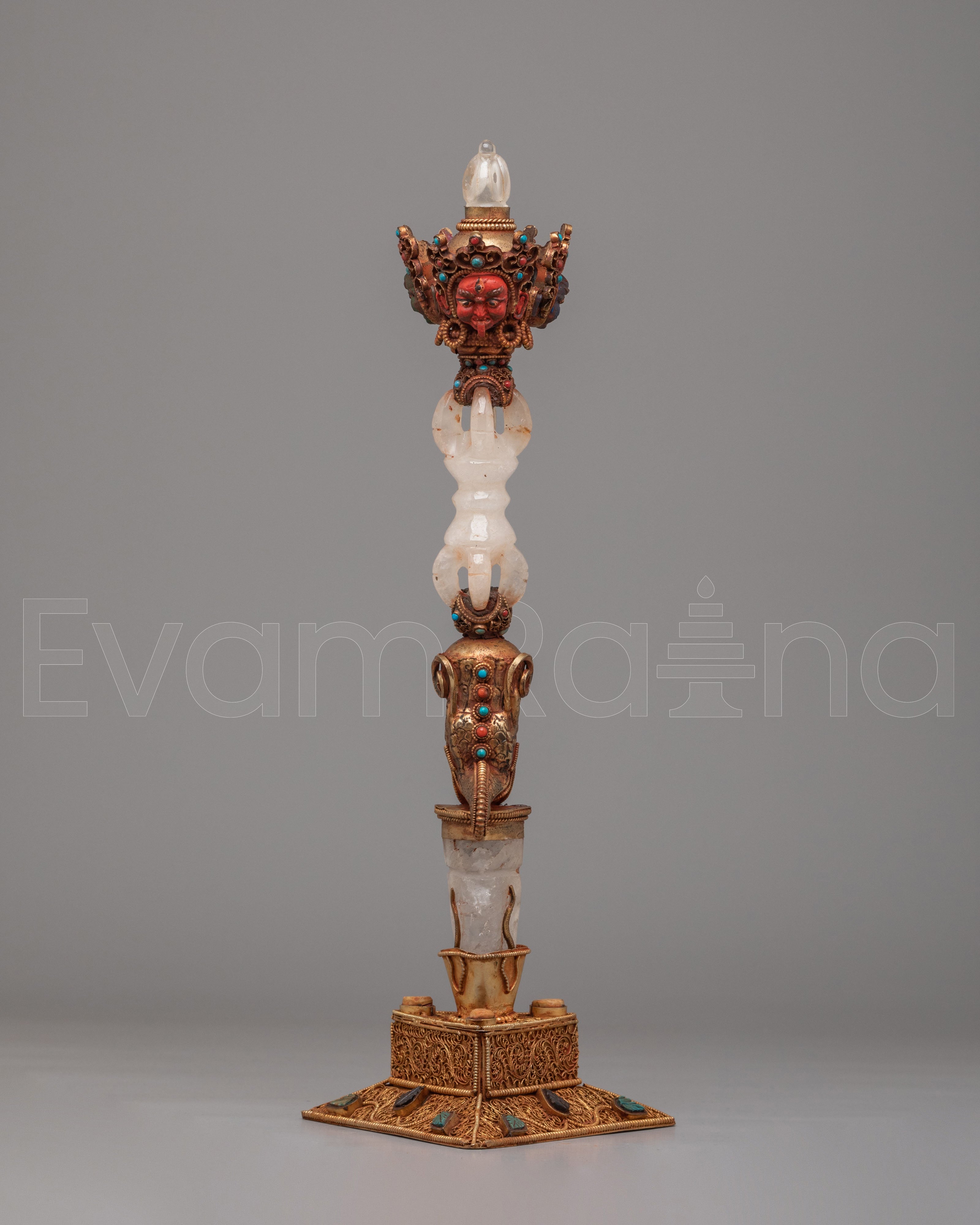 Handcrafted Vajrayana Ritual Phurba