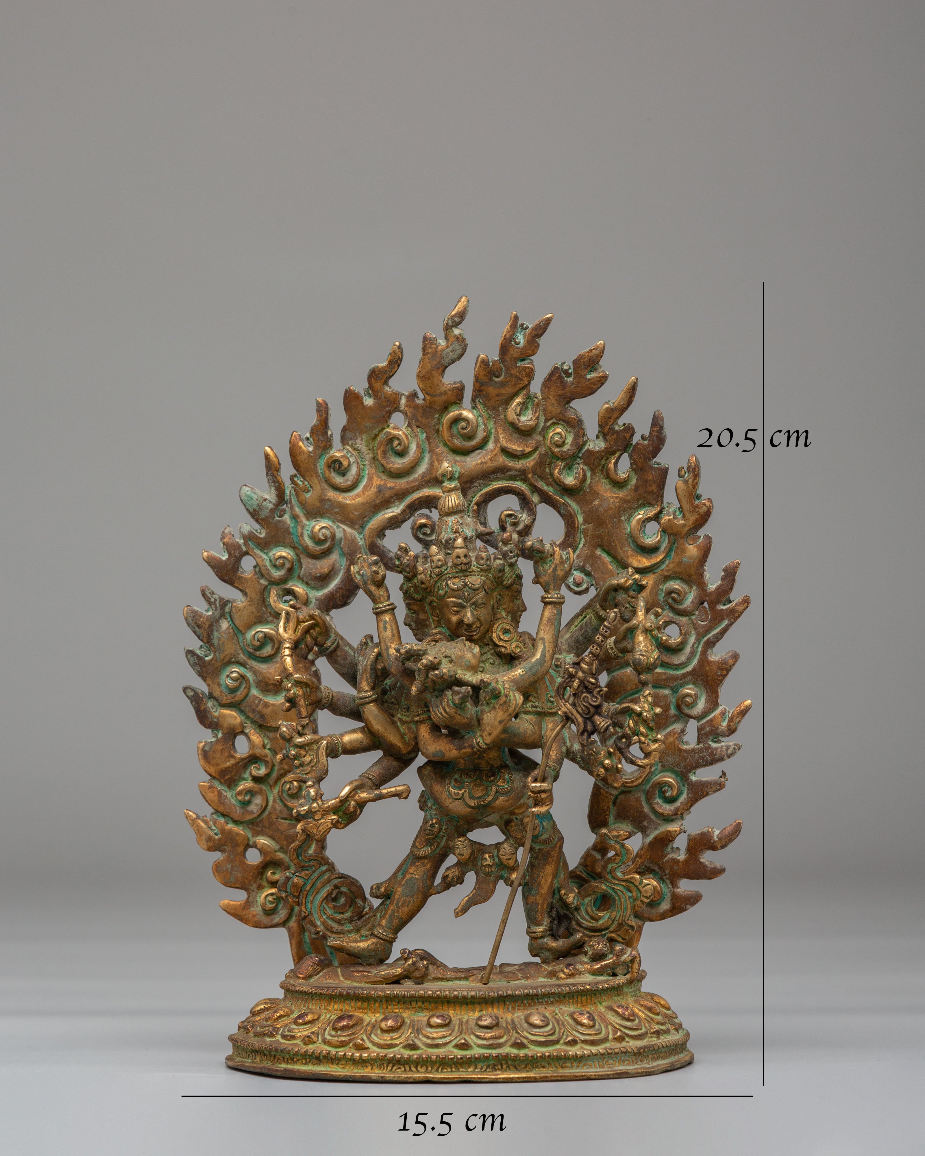 Handcrafted Chakrasamvara Figurine | Vajrayana Deity
