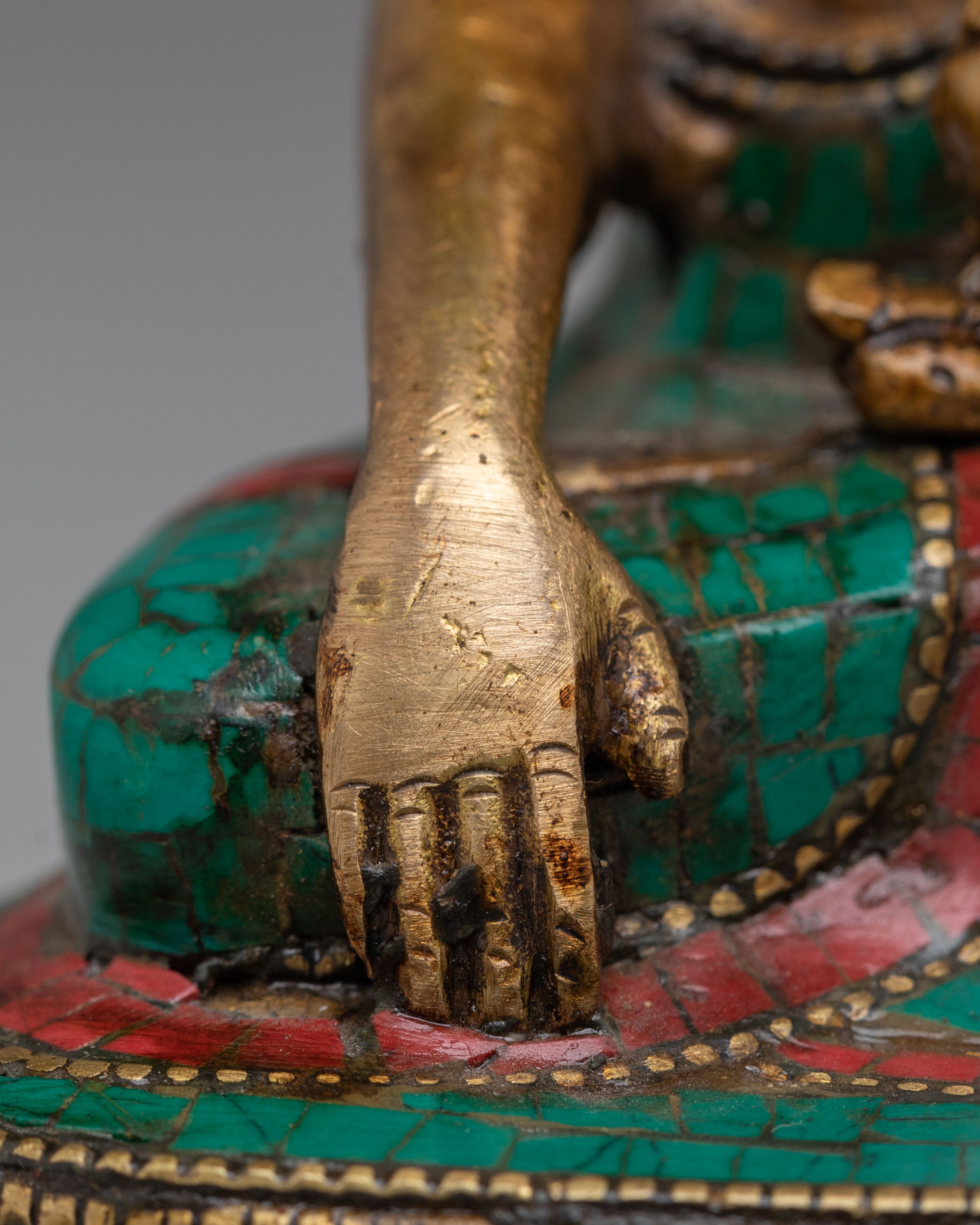 Handmade Shakyamuni Buddha Tibetan Statue | Tibetan Sculpture