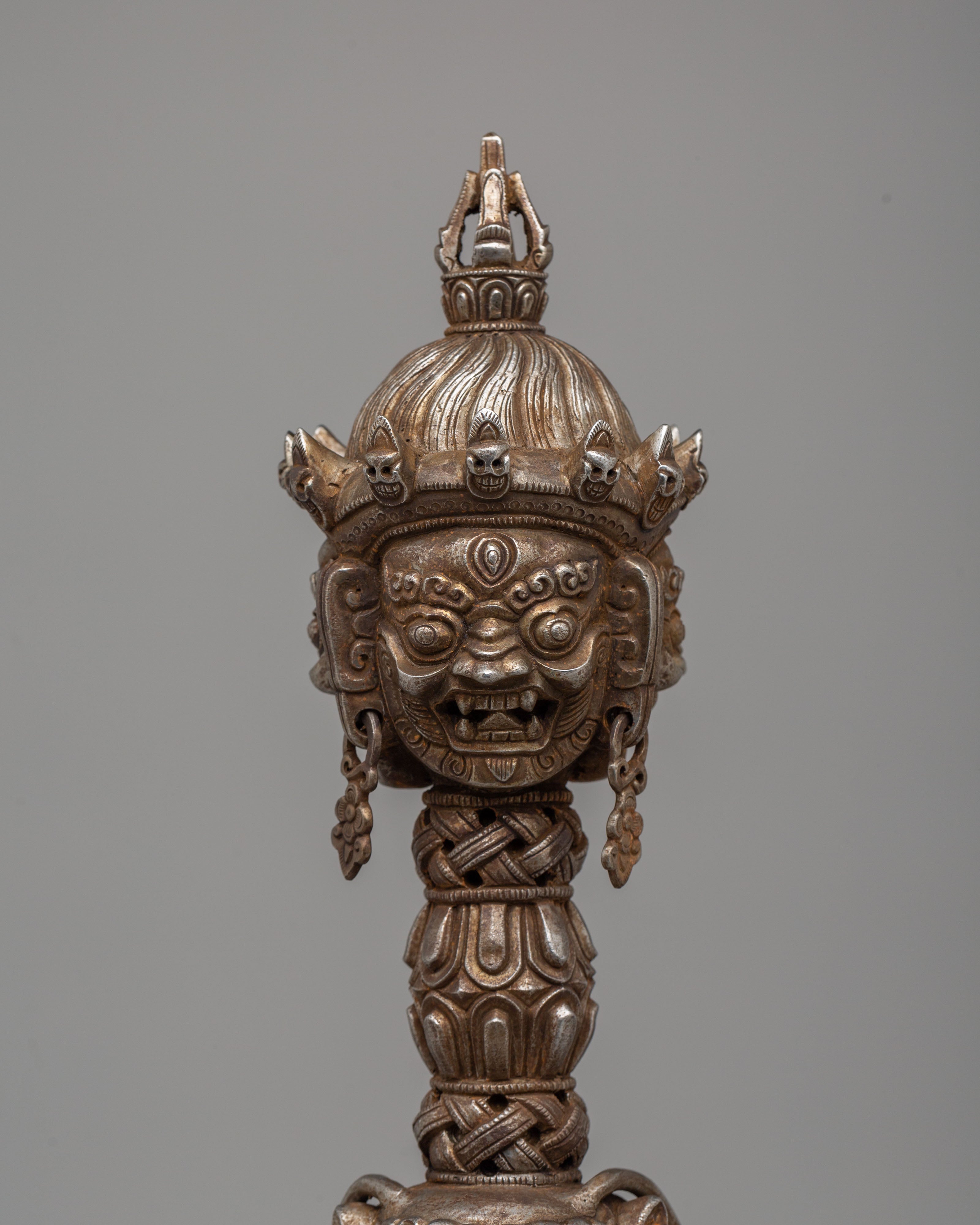 Handcrafted Sacred Ritual Phurba | Buddhist Ritual Dagger