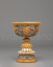 Handcrafted Ritual Butter Lamp 