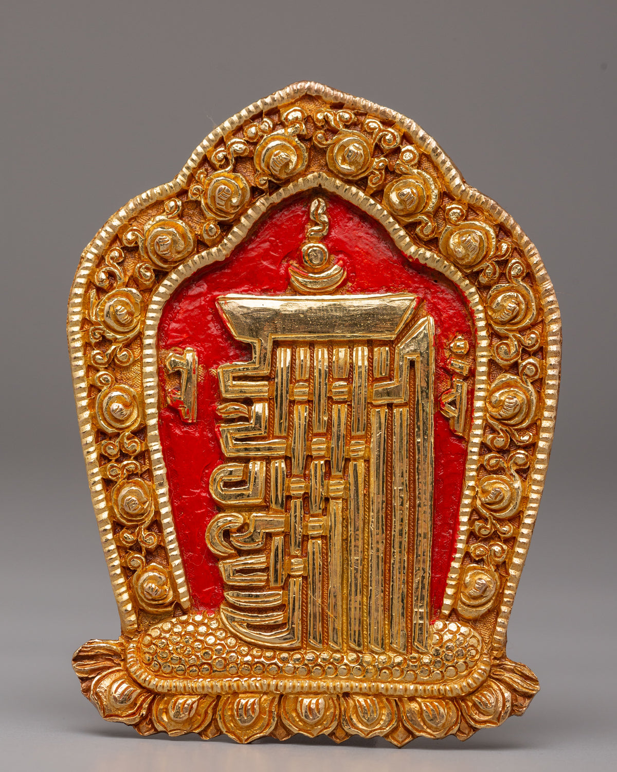 Handcrafted Kalachakra Symbol | Tibetan Art for Meditation