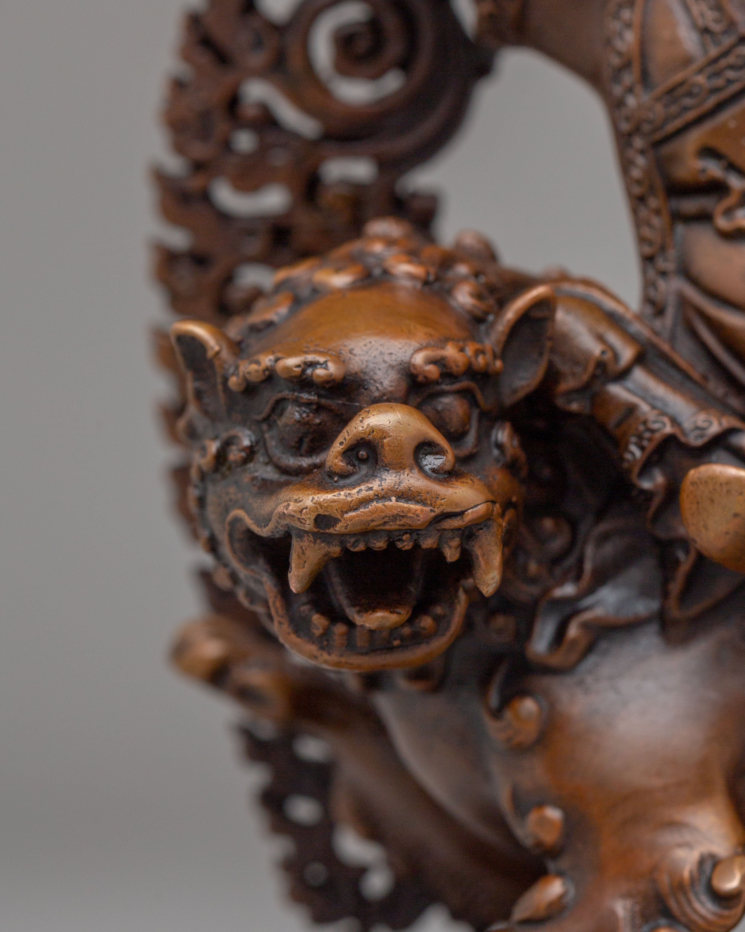 Handmade Dorje Legpa Statue | Tibetan Protector Deity Sculpture