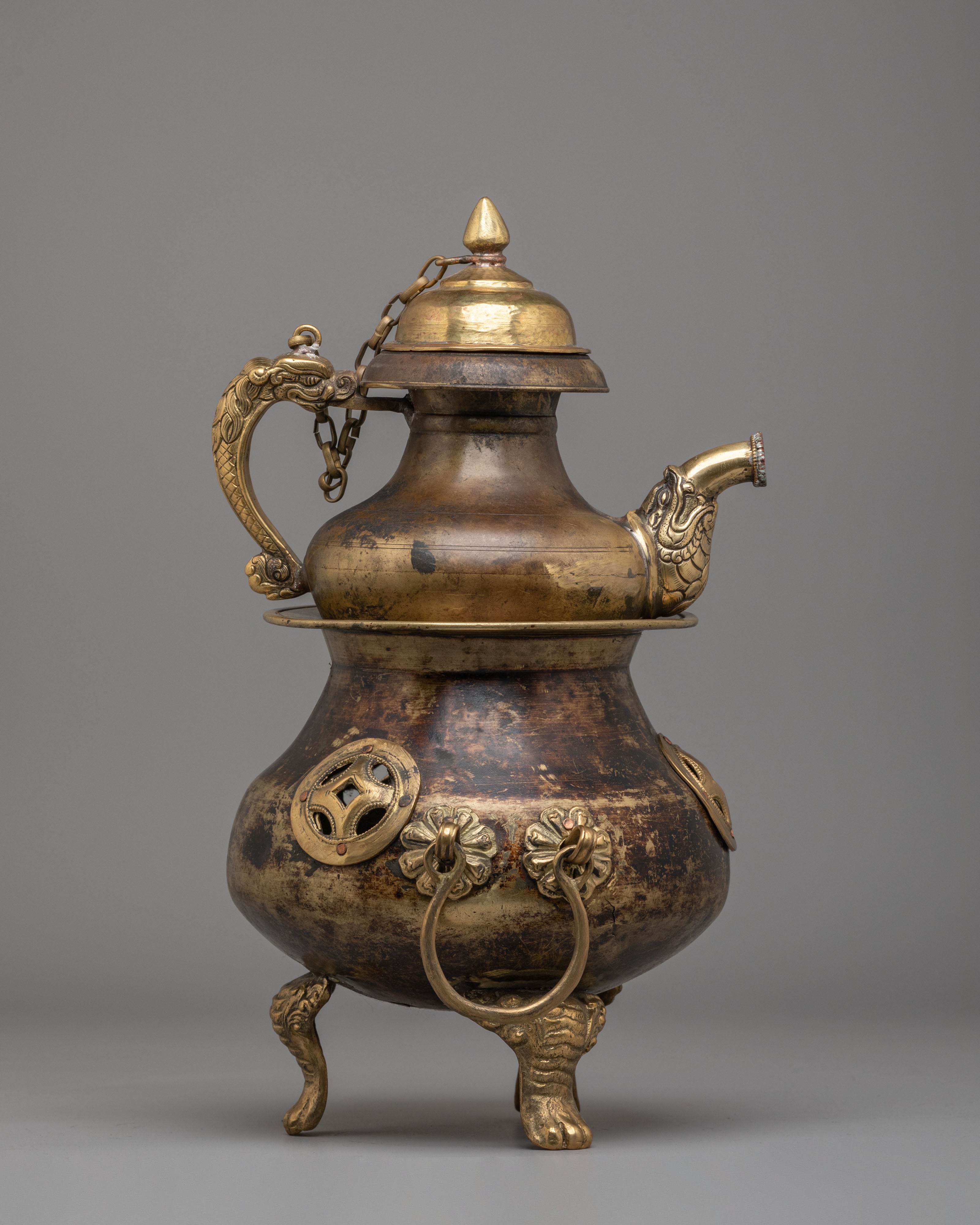 Vajrayana Offering Incense Burner | Buddhist Ritual Offering Tool
