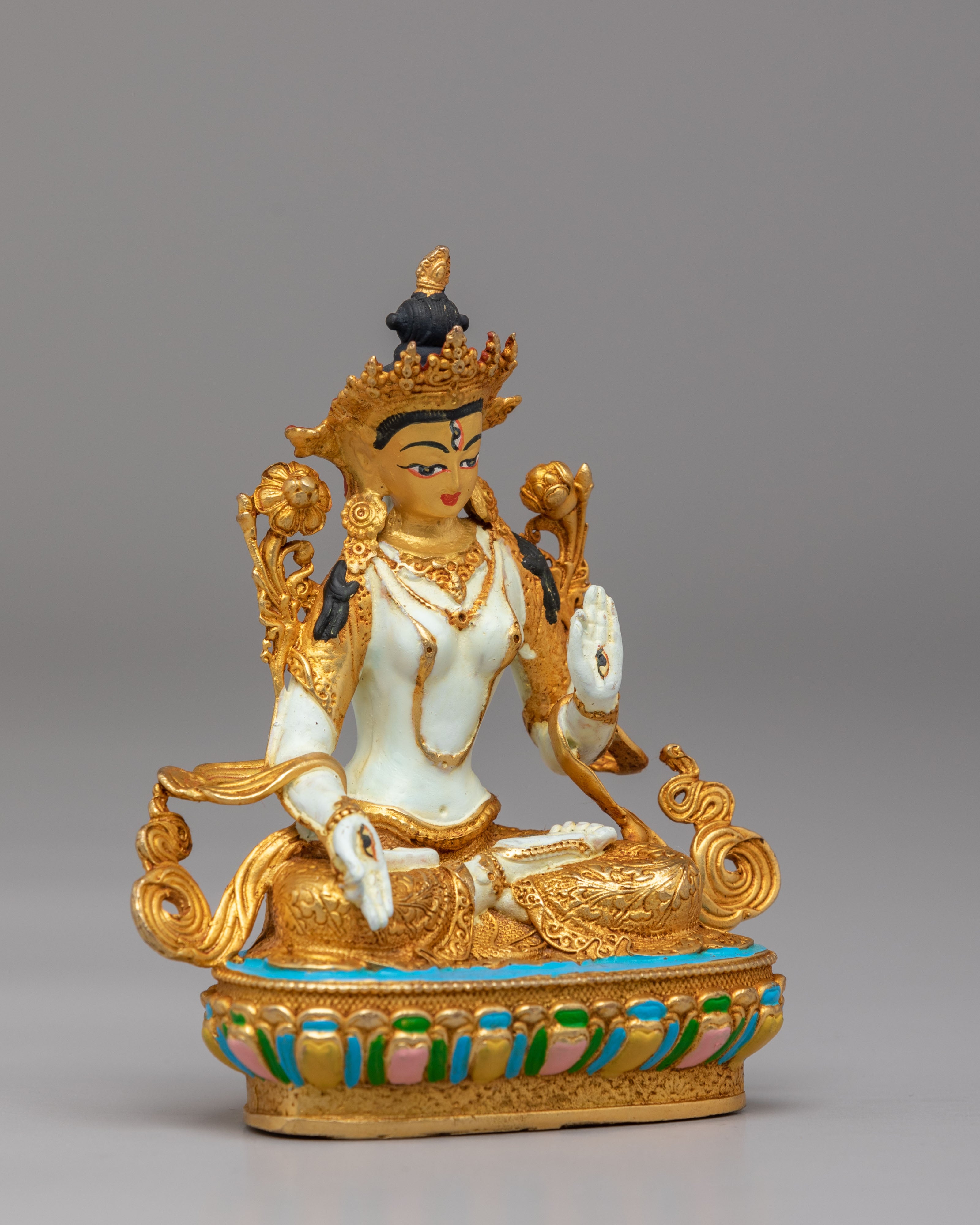 Buddhist White Tara Statue | Sita Tara Buddhist Goddess Decor
