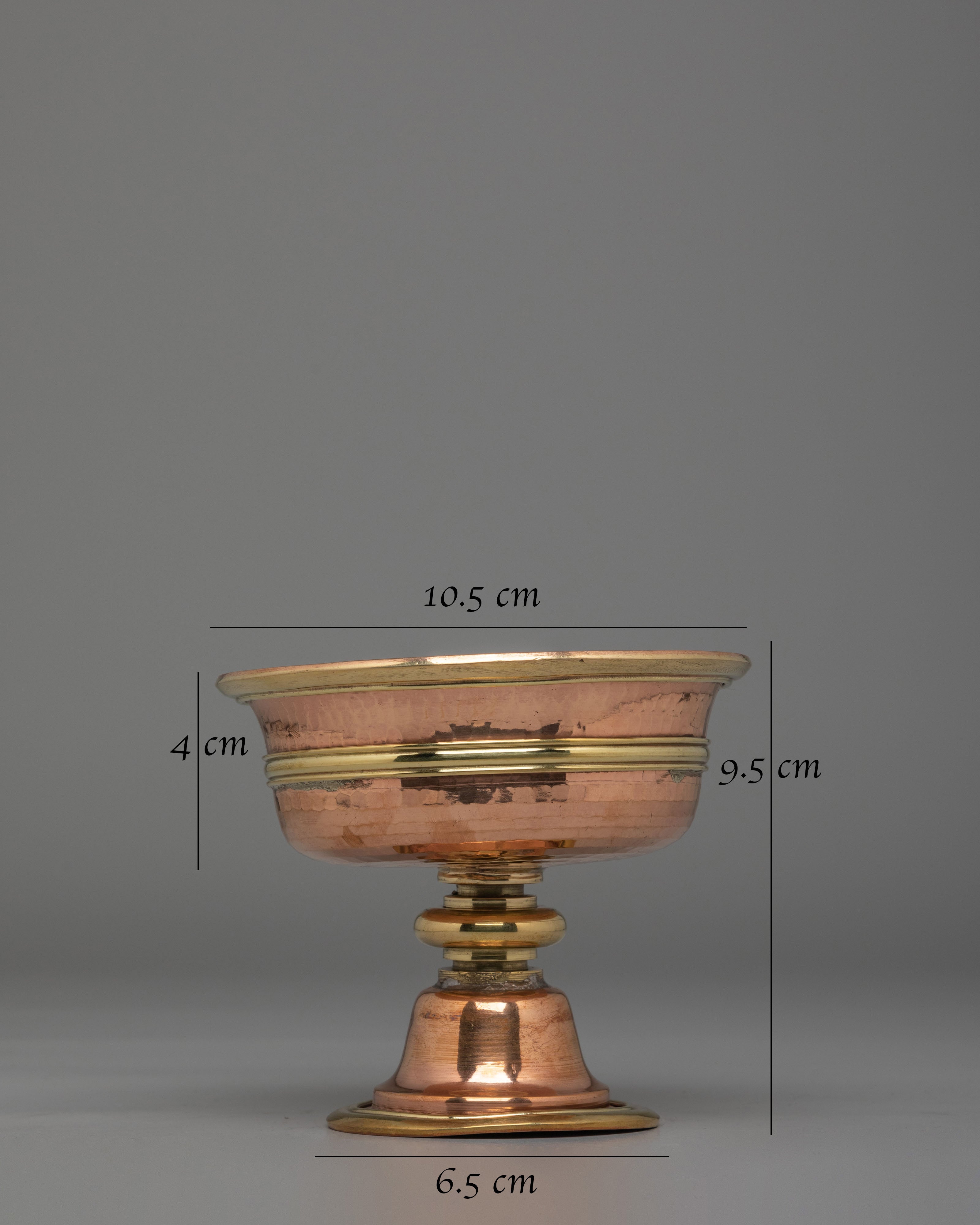 Handcrafted Altar Butter Lamp | Ritual Lamp for Meditation