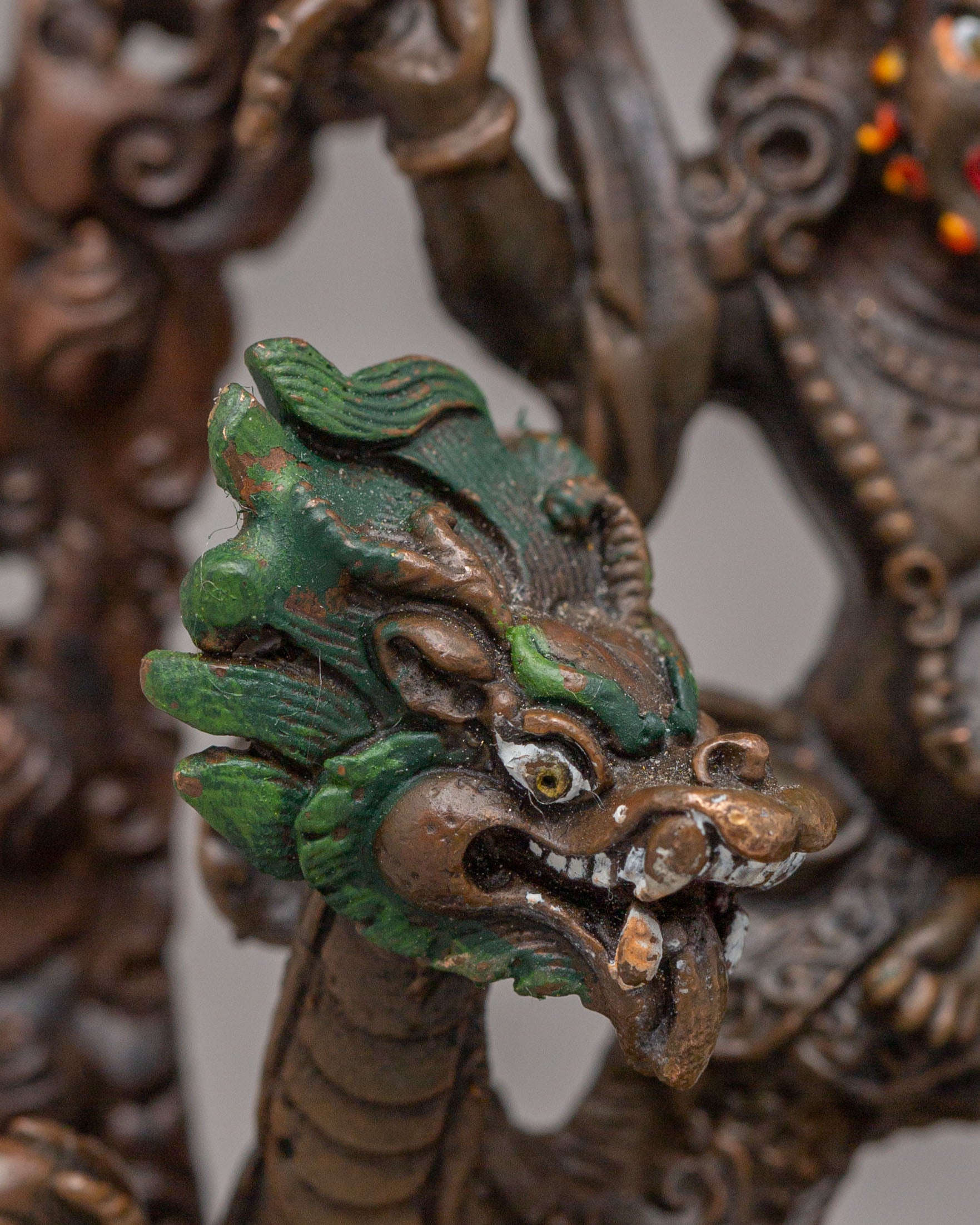 Tibetan White Dzambhala Statue | Symbol of Abundance
