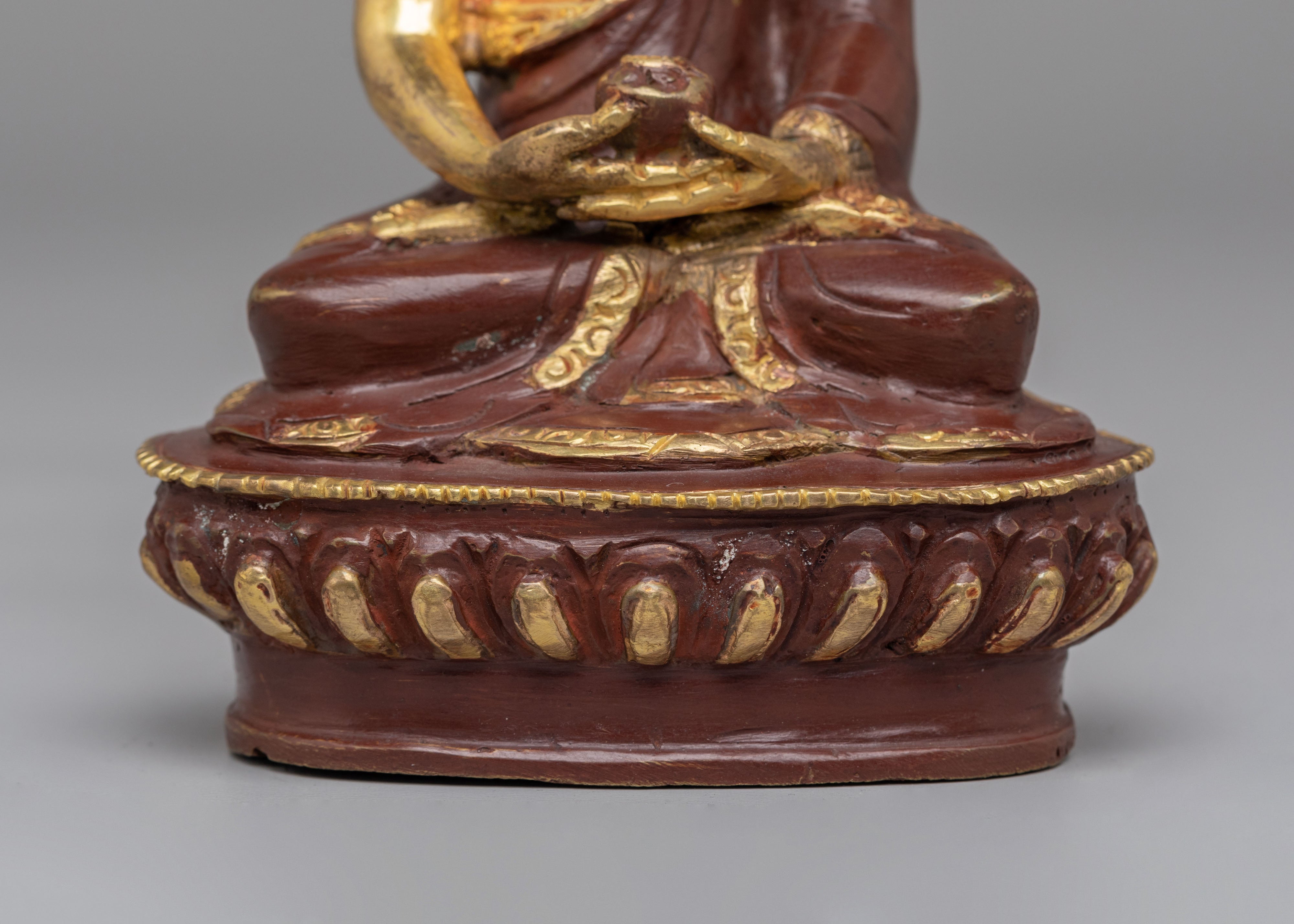 Buddhist Pure Land Amitabha Statue | Traditional Tibetan Handcrafted Artwork