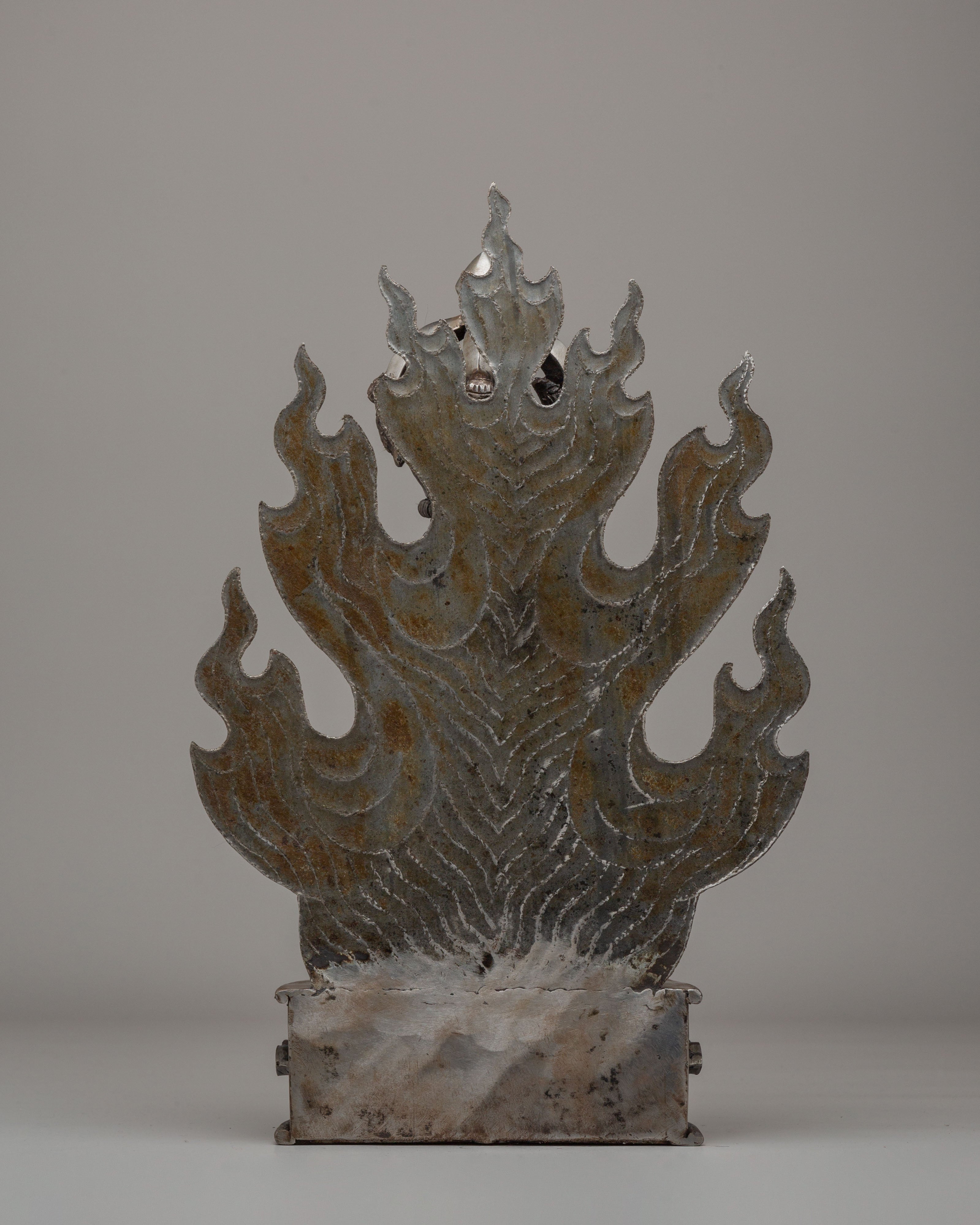 Tibetan Vajra with Flames | Spiritual Tool for Meditation & Protection