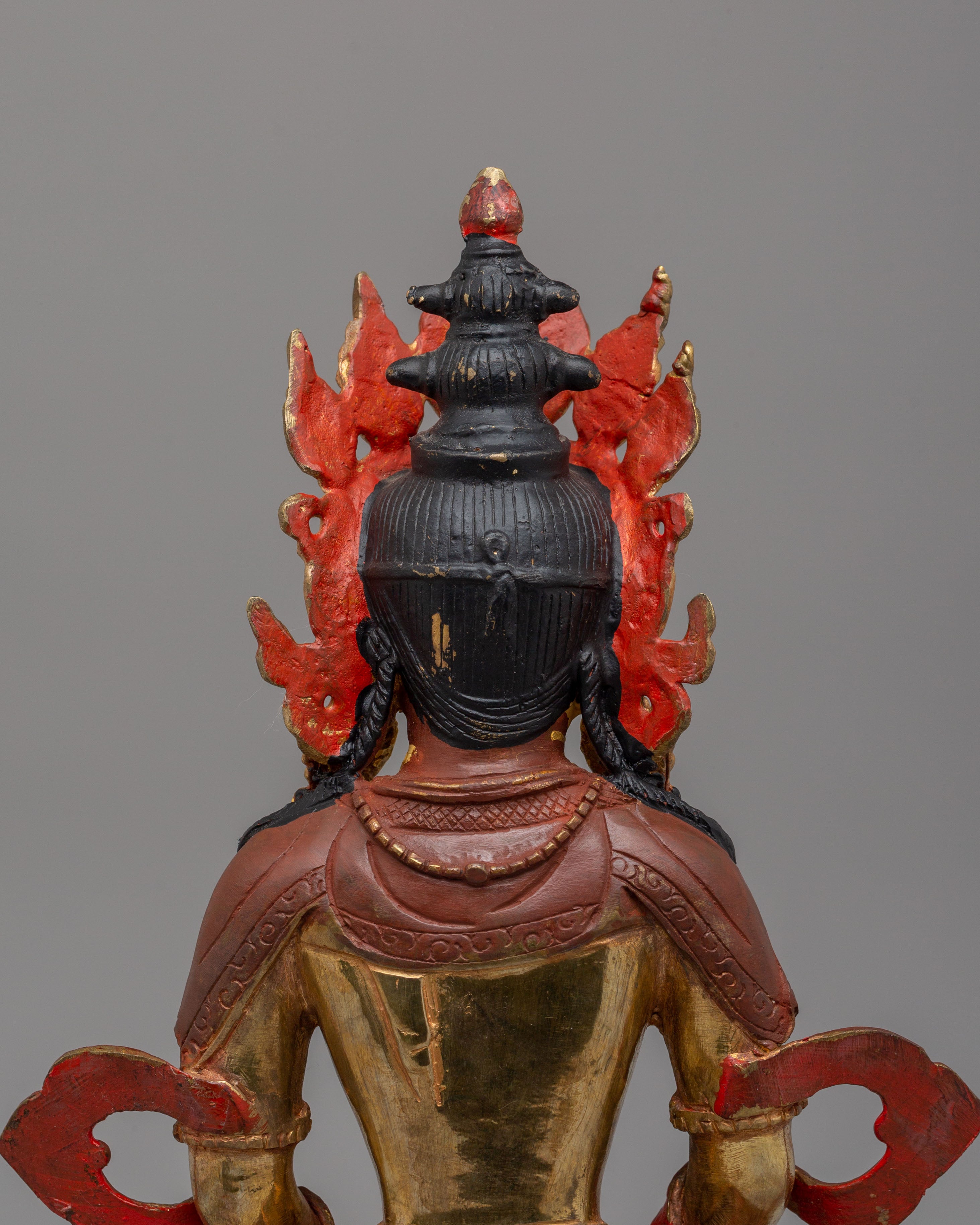 Himalayan Altar Amitayus Statue | Buddha of Longevity and Wisdom