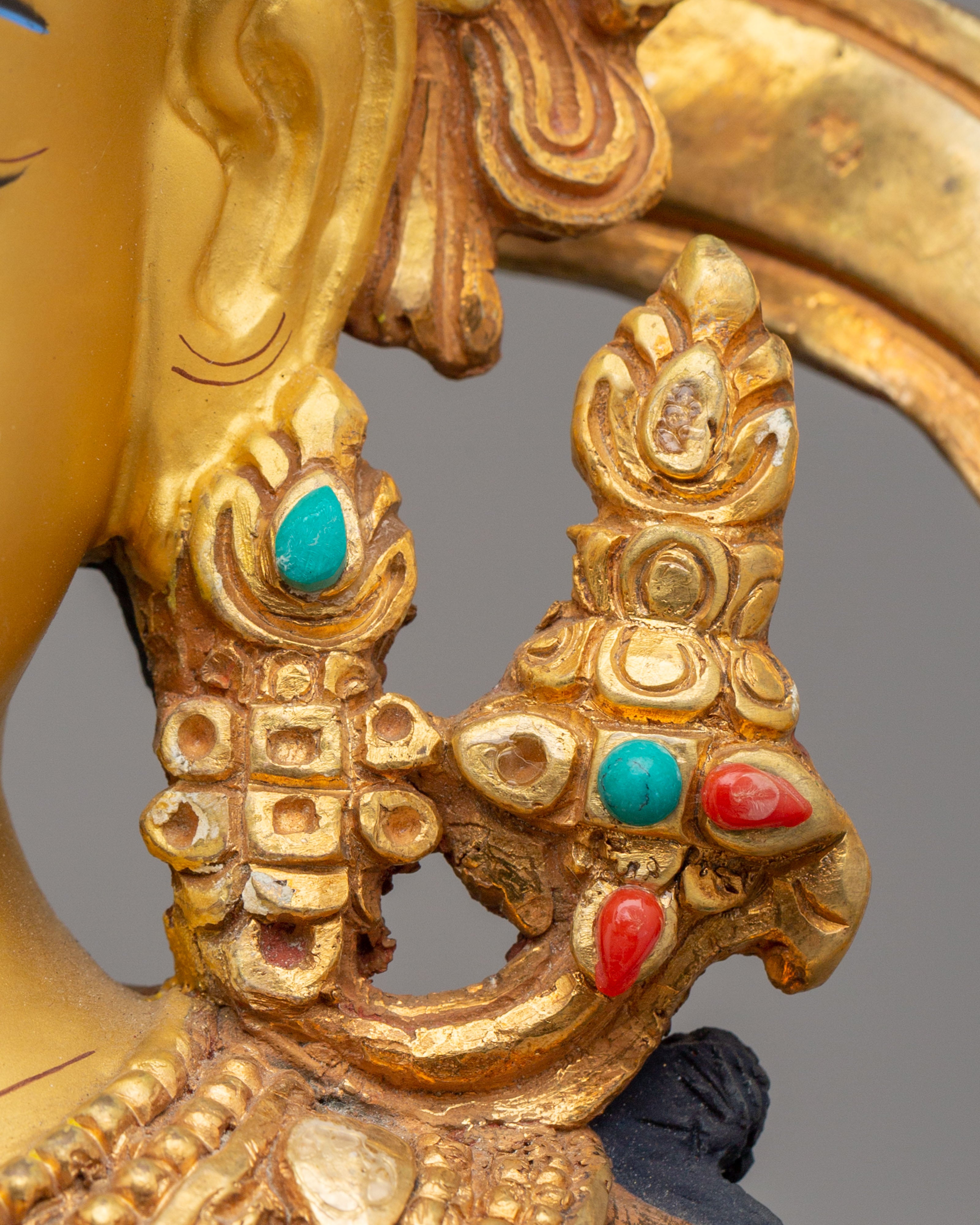 Crowned Shakyamuni Buddha Peaceful Statue | Serene Presence for Your Sacred Space