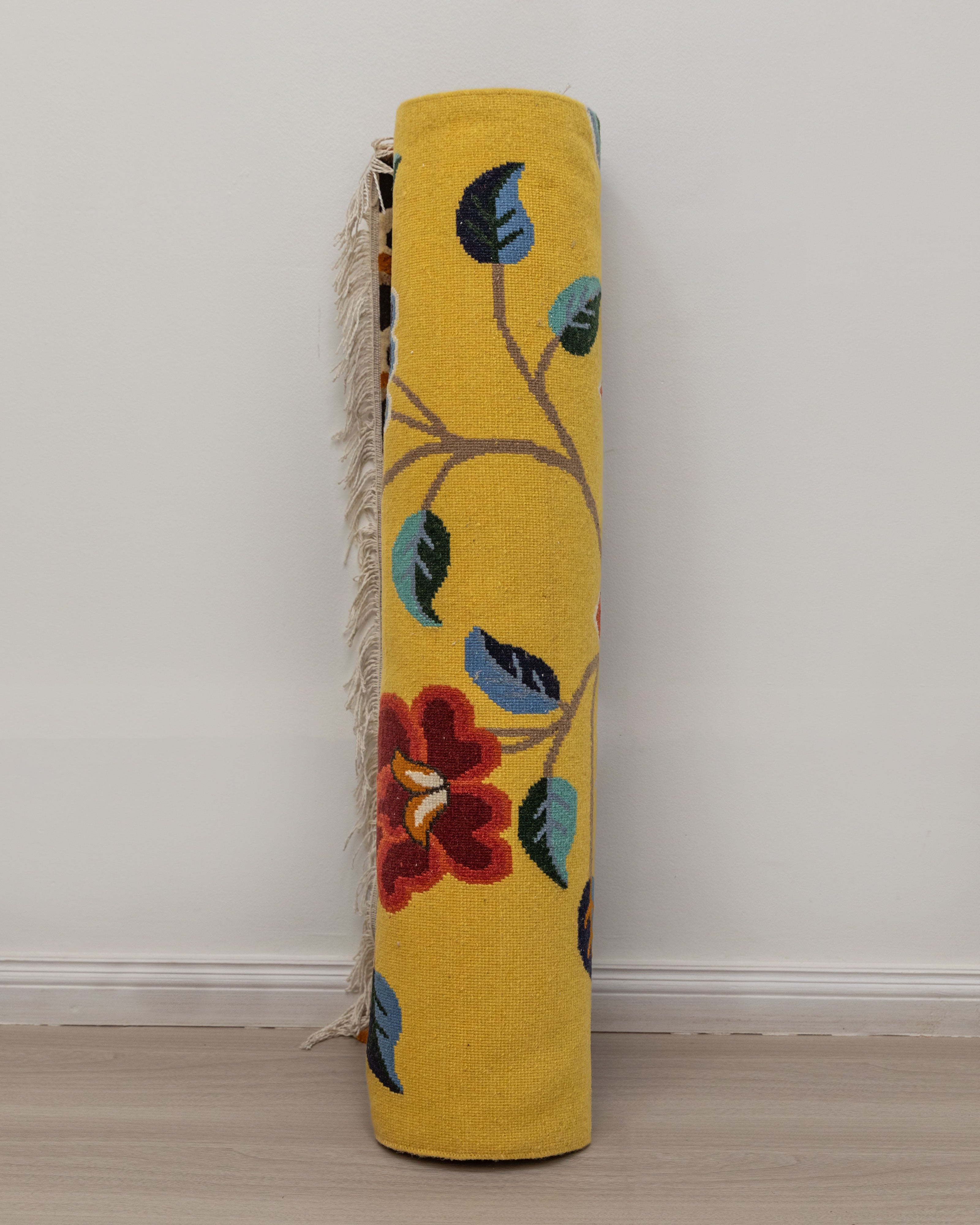 Handcrafted Floral Rug | Sacred Home Decor