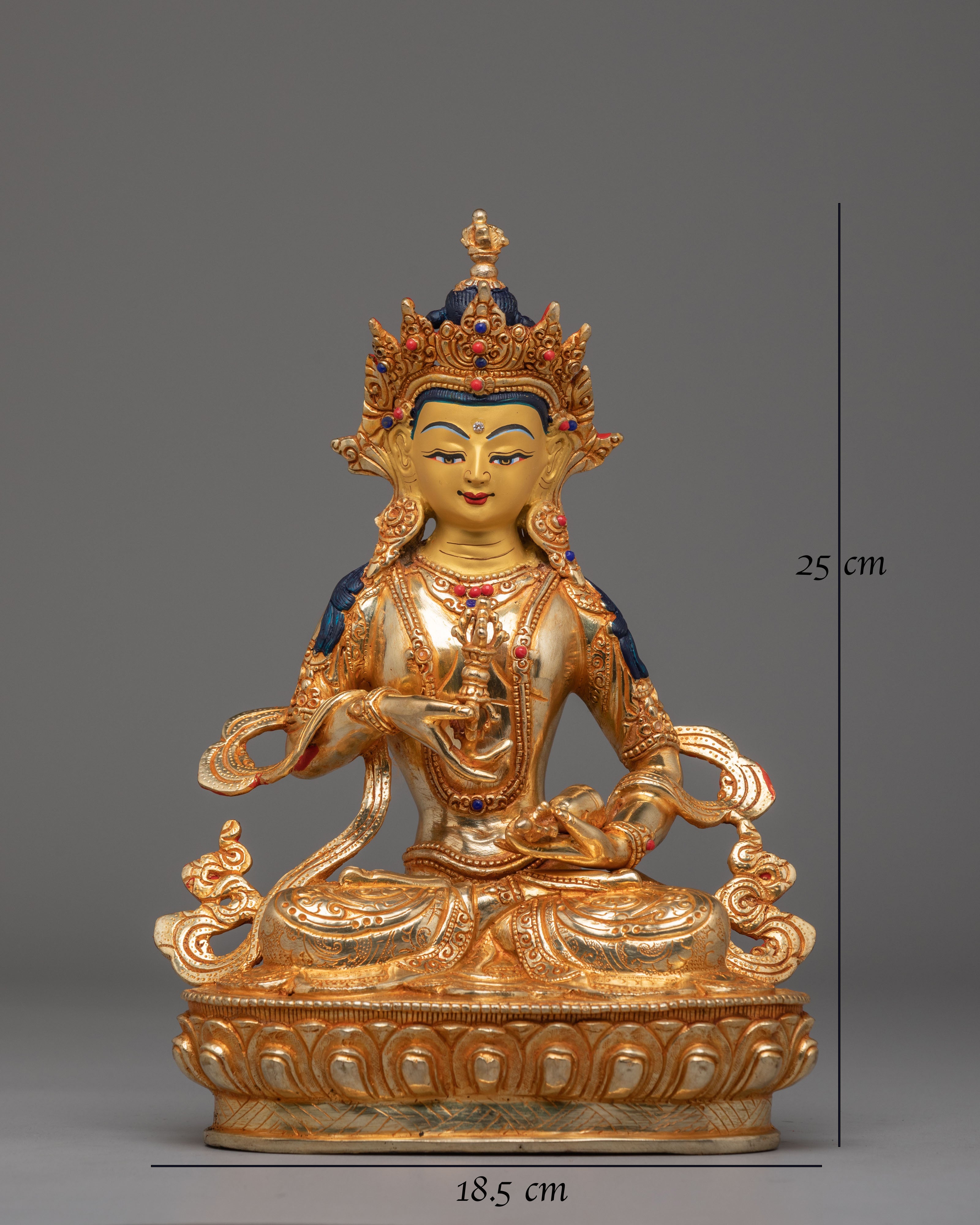 Traditional Vajrasattva Altar Sculpture | Purification Buddha Statue