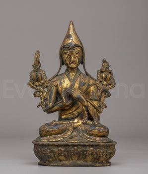Tibetan Tsongkhapa Buddhist Statue