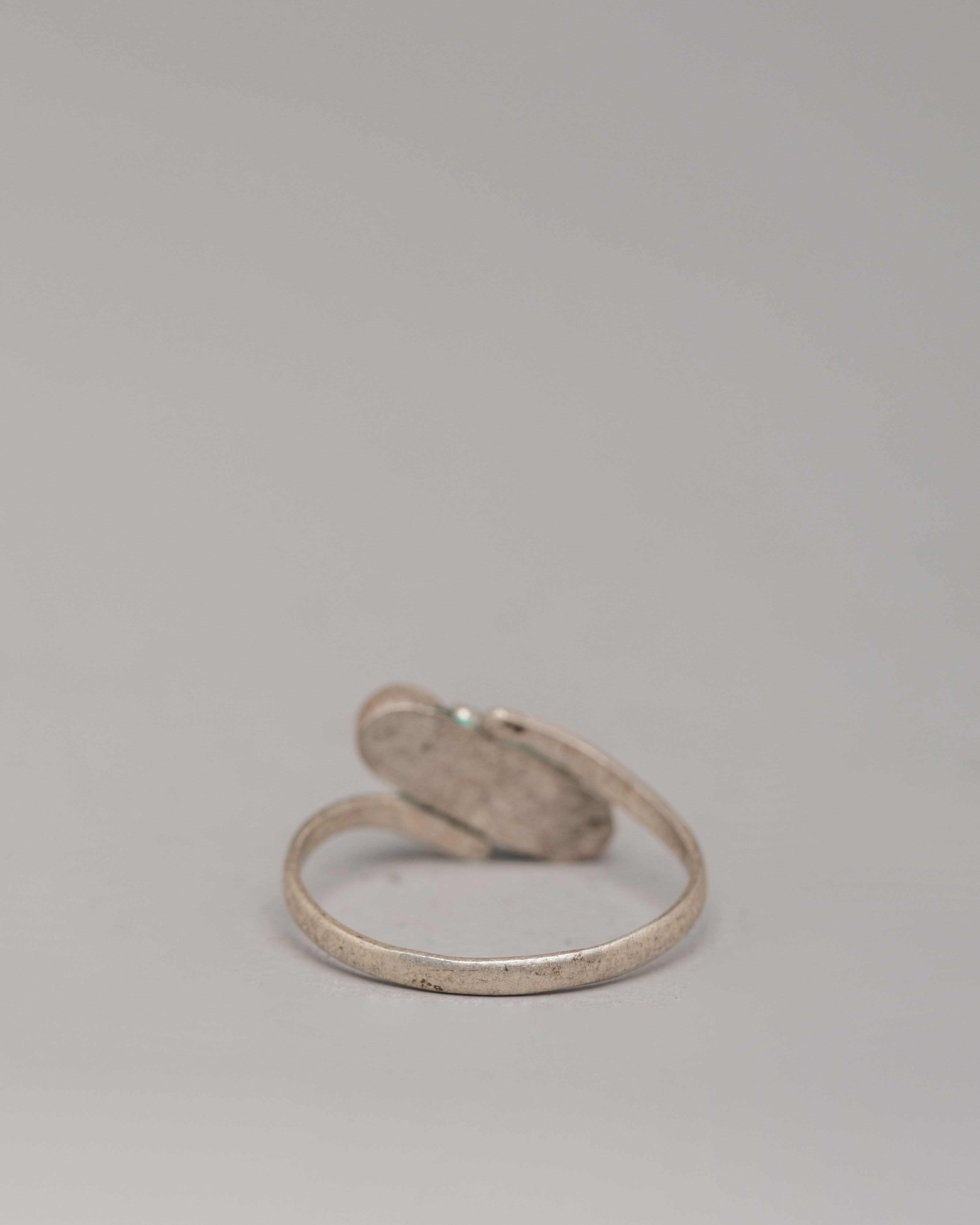 Spiritual Silver Ring | Handcrafted Silver Ring