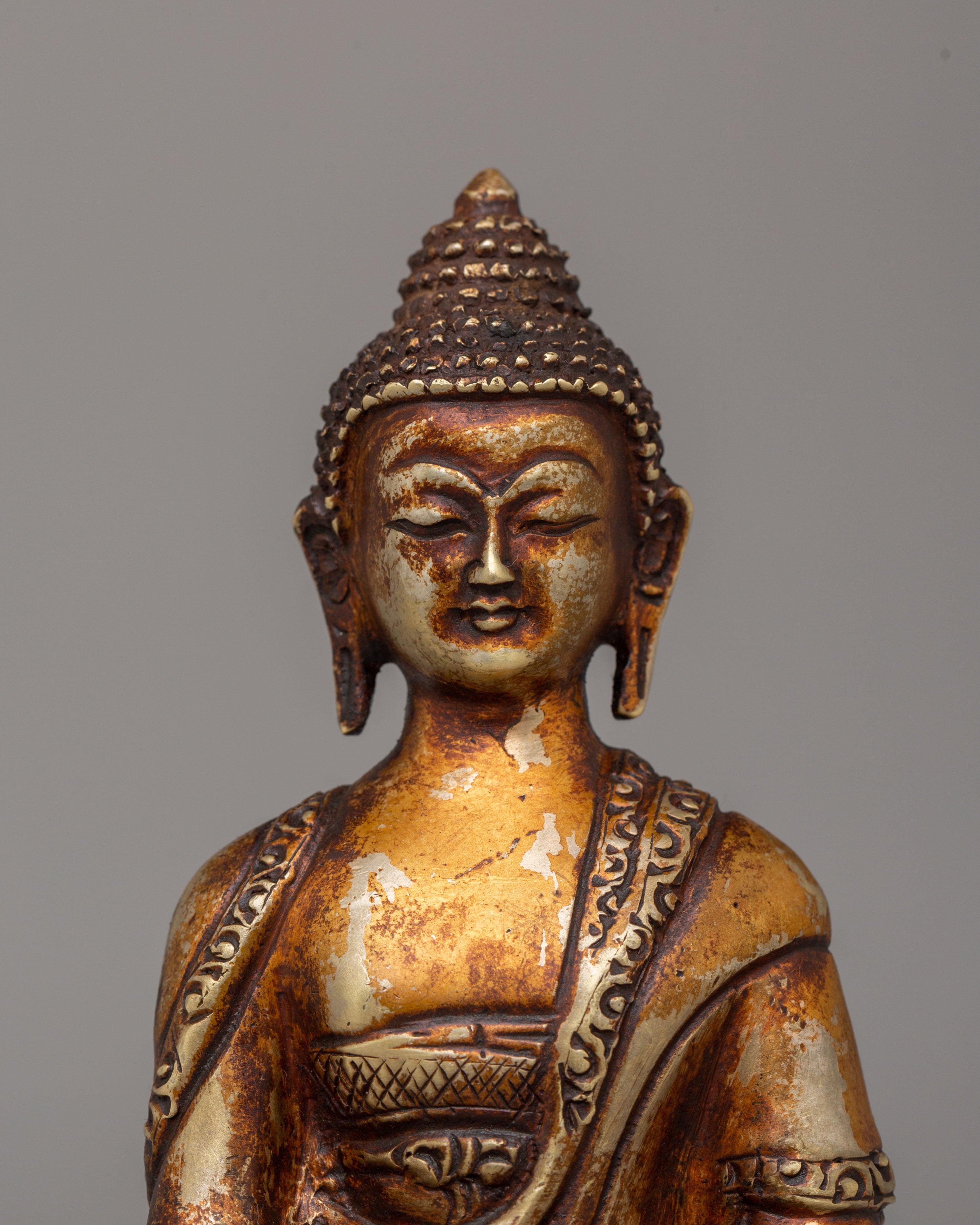 Ratnasambhava Dhyani Buddha Statue | Handcrafted Tibetan Artwork