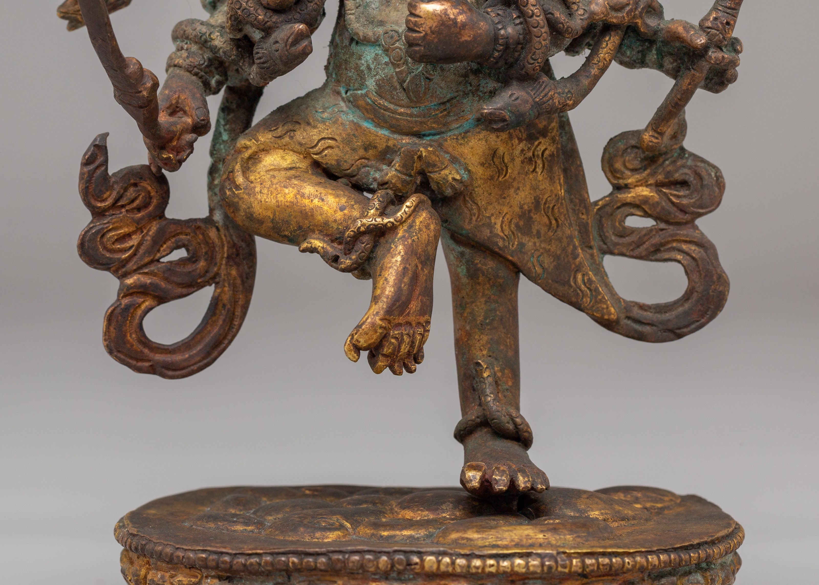 Traditional Ucchusma Figurine | Buddhist Purification Deity