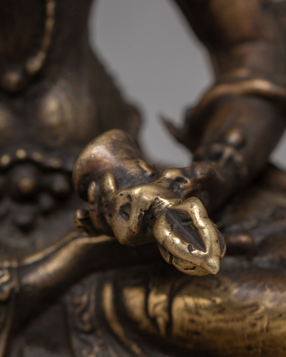 Tibetan Vajrasattva Purification Statue | Handcrafted Buddhist Art