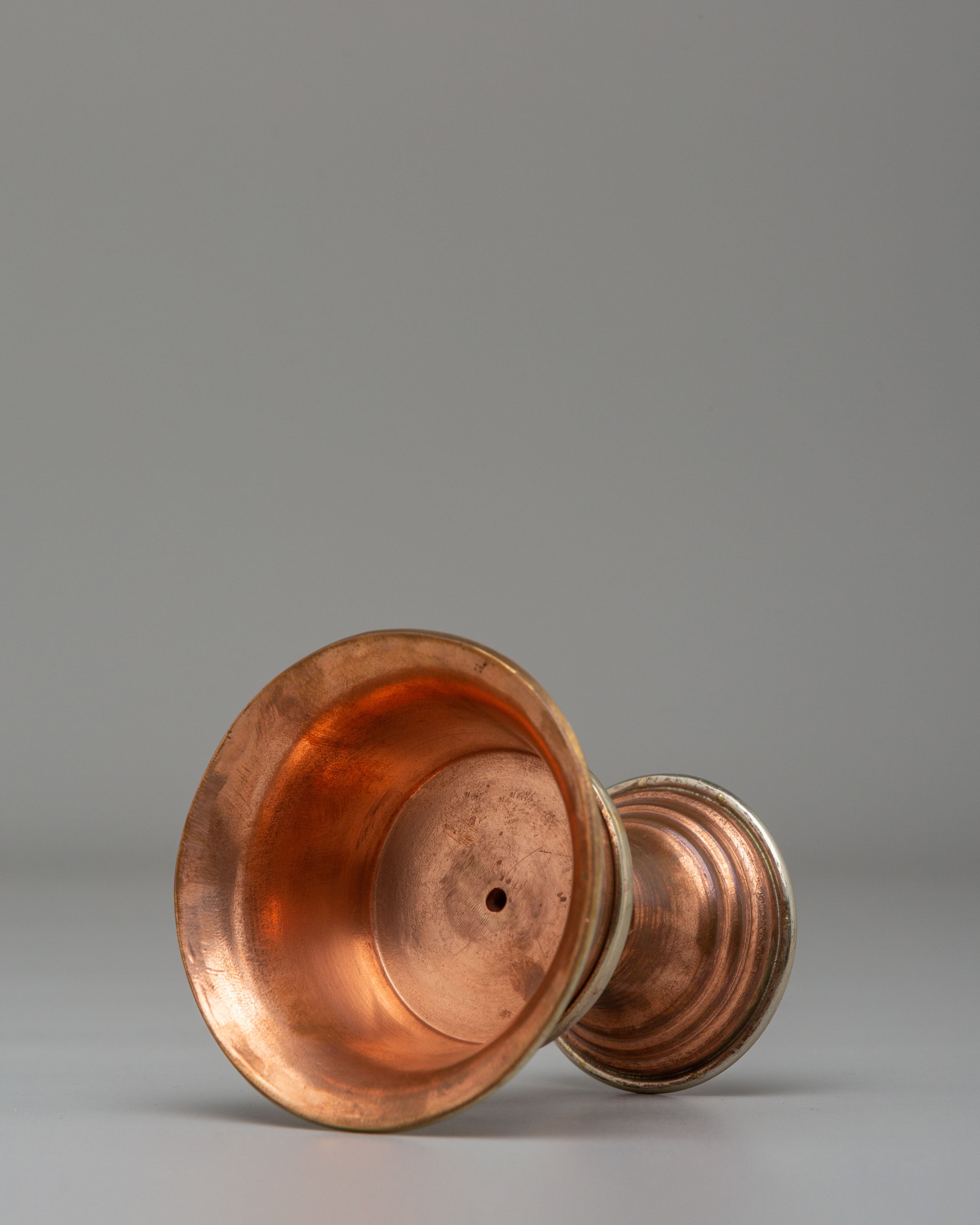 Buddhist Butter Lamp for Light Offerings | Tibetan Altar Offering Lamp