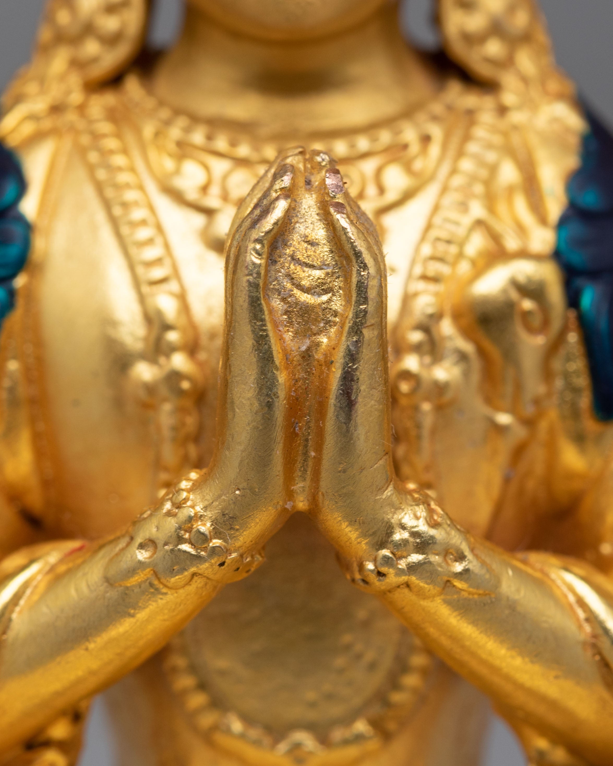 Traditional Chenrezig Compassion Deity Statue | Symbol of Wisdom and Kindness