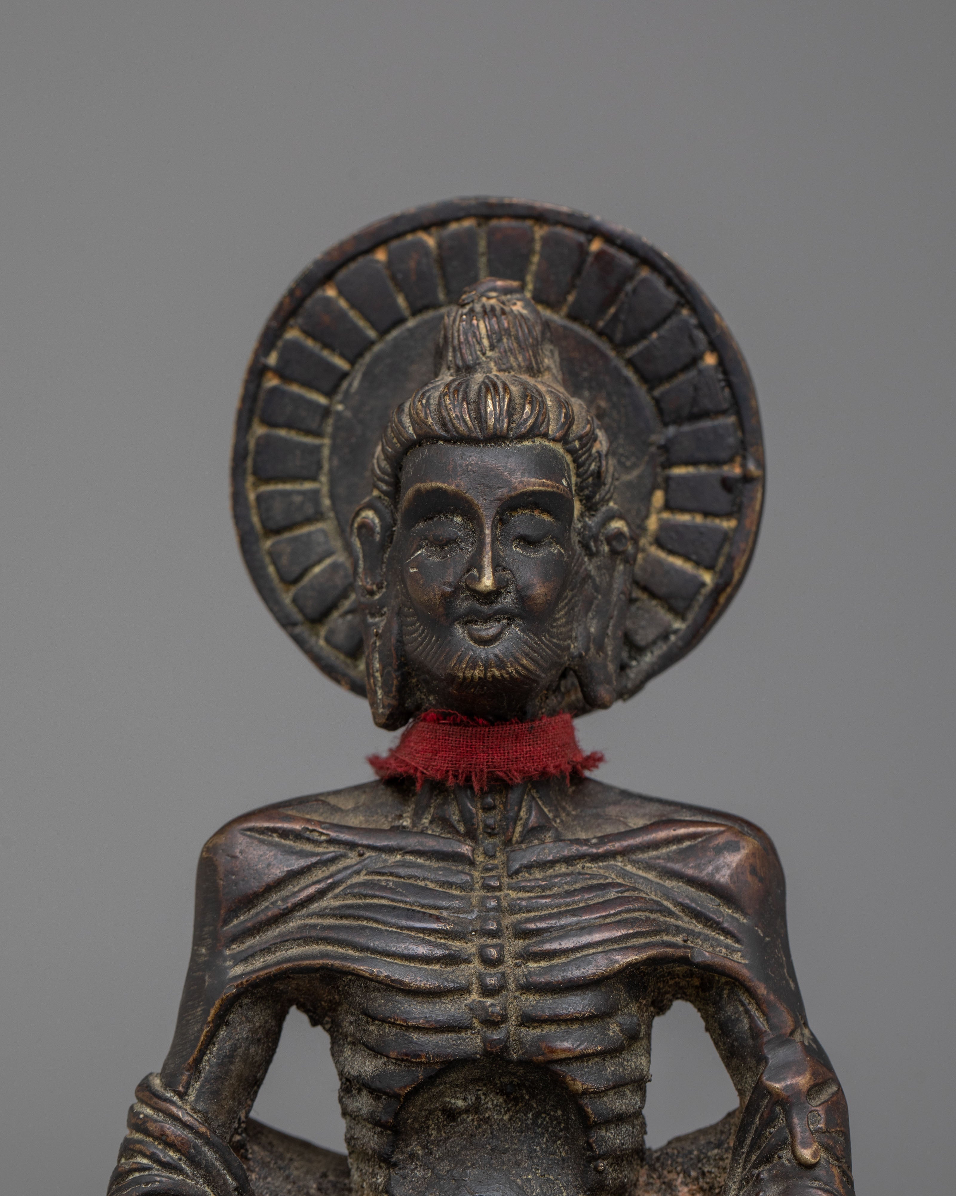 Himalayan Fasting Buddha Statue | Handcrafted Brass Statue