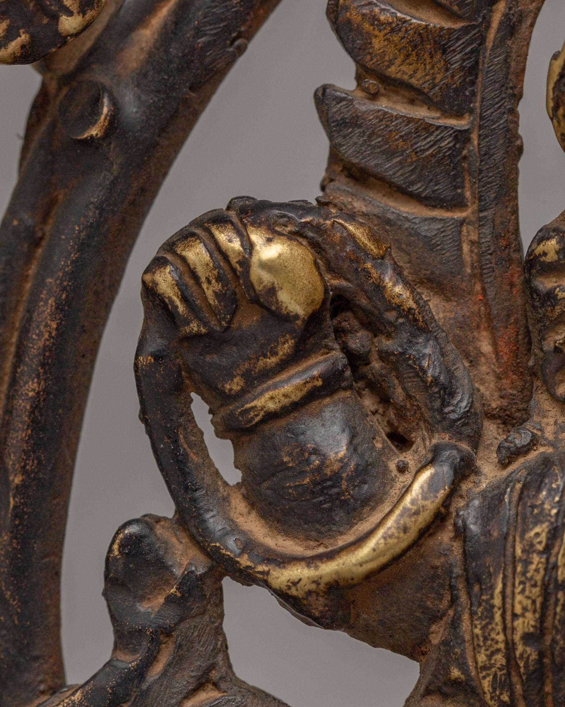 Sacred Ganapati Sculpture | Traditional Nepalese Artwork