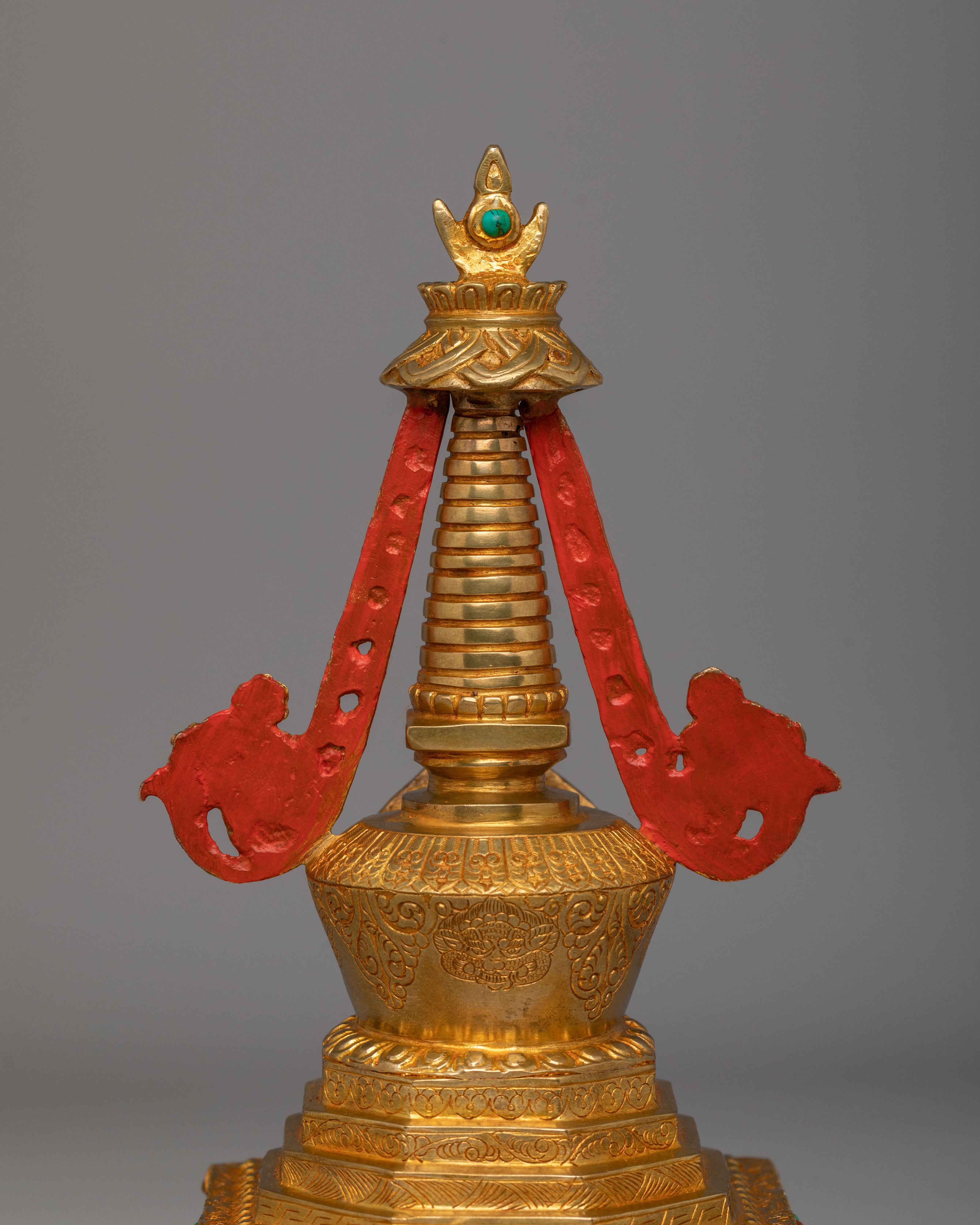 Handcrafted Stupa of Reconciliation | Spiritual Tibetan Stupa