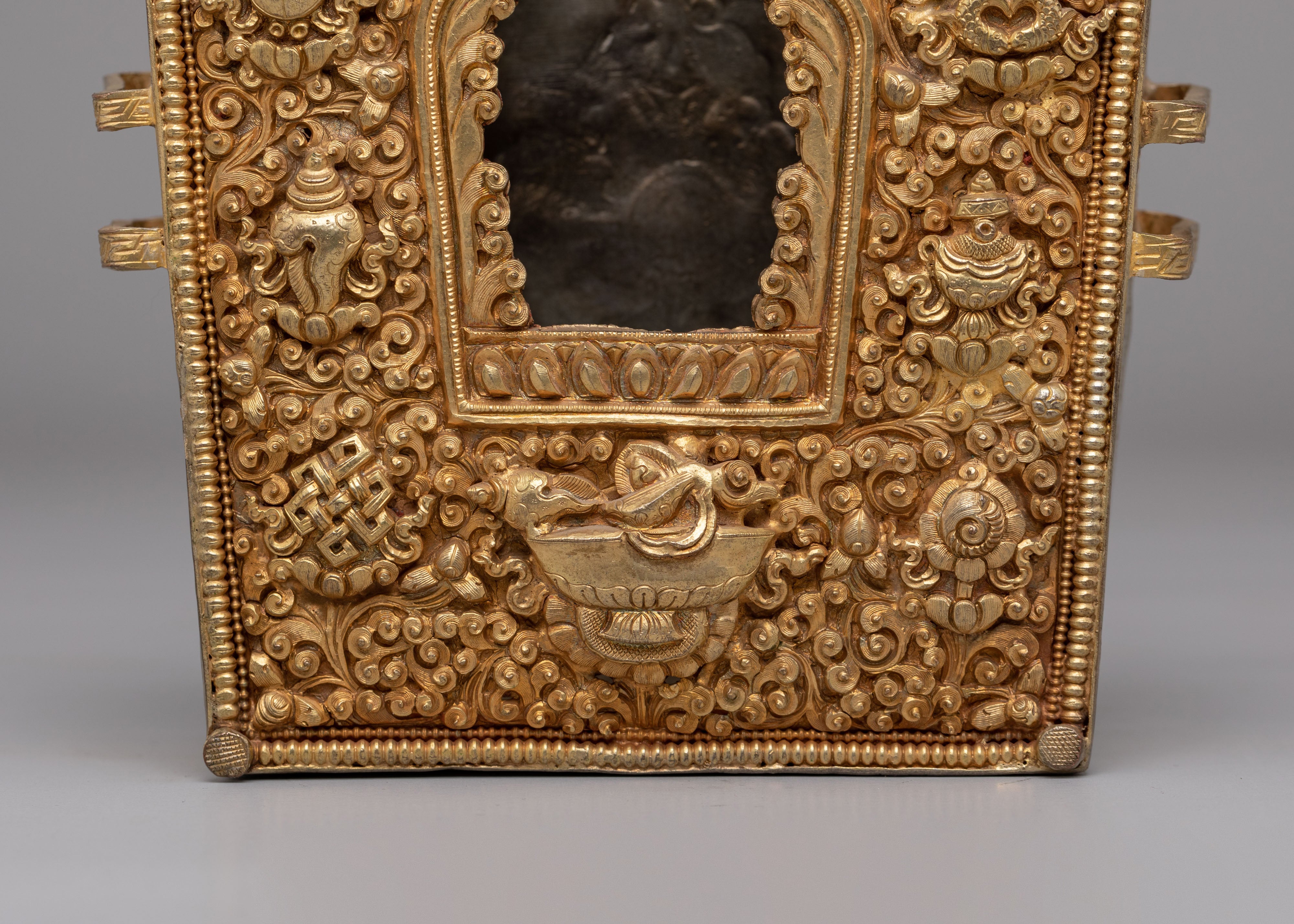 Traditional Ritual Ghau Box | Sacred Offering Container