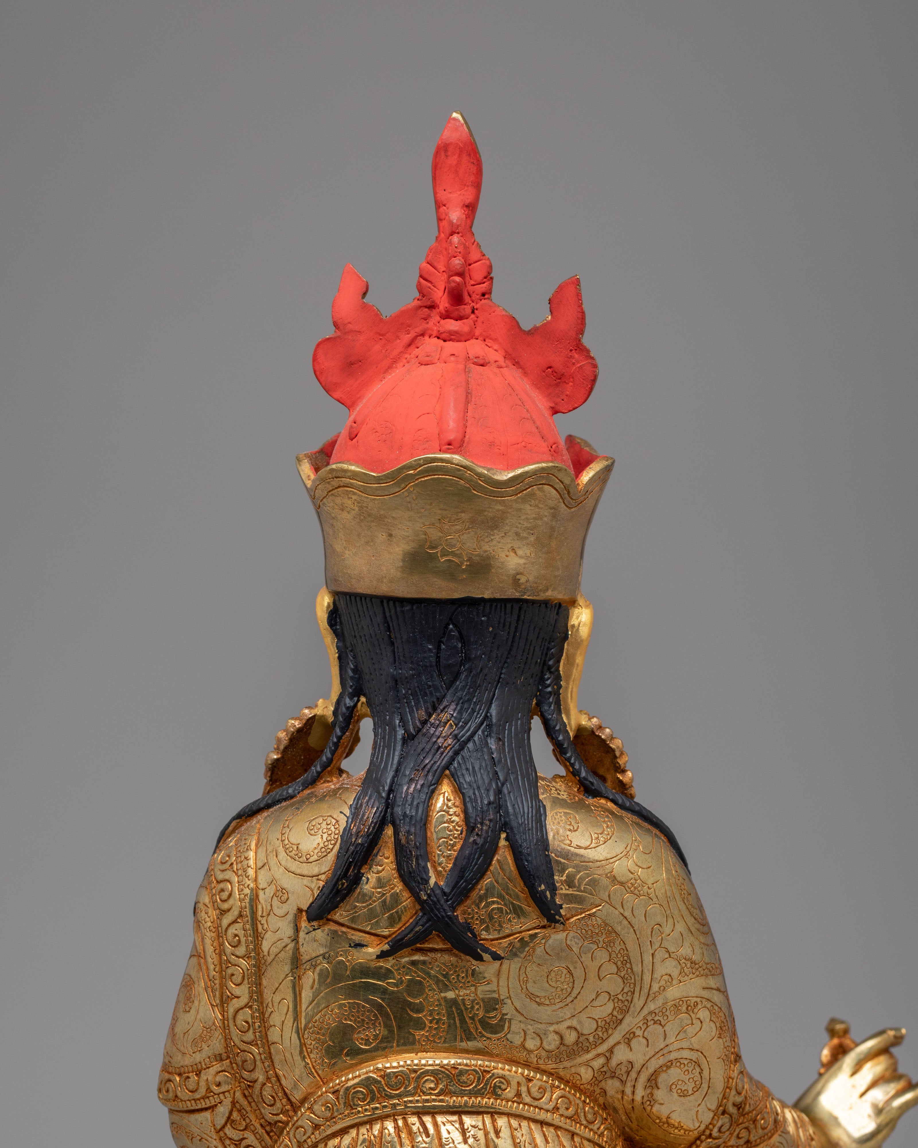 Ceremonial Padmasambhava Altar Statue | Tibetan Guru Rinpoche