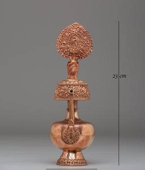 Handmade Traditional Bhumba | Tibetan Copper Ritual Art