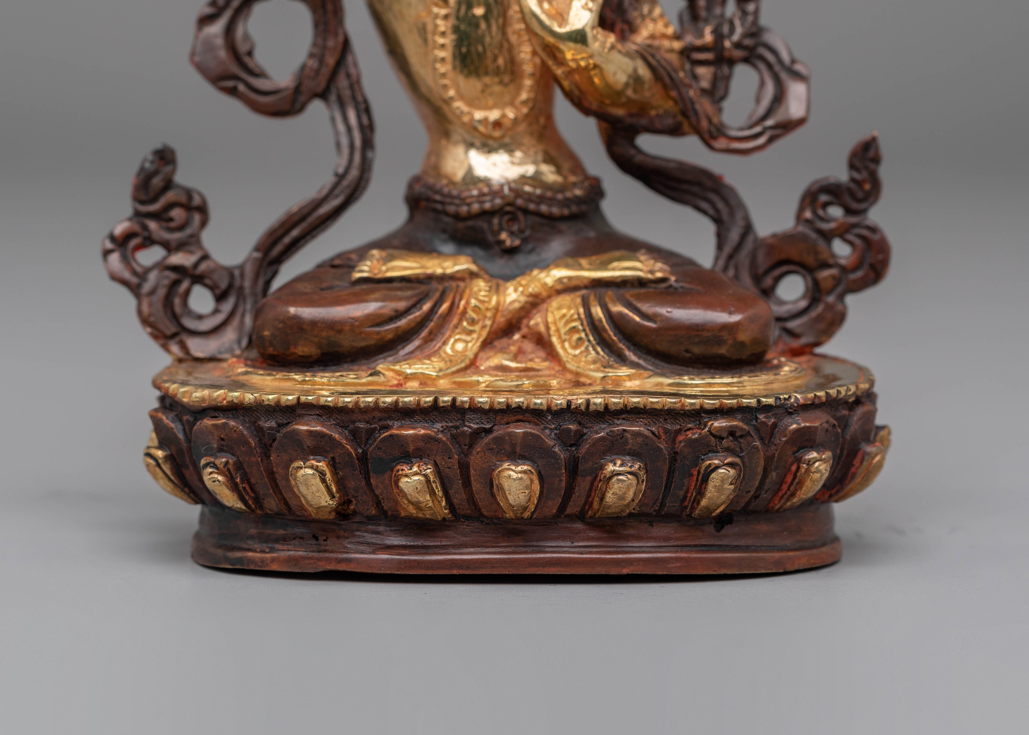 Manjushri Bodhisattva Copper Statue | Symbol of Wisdom and Knowledge