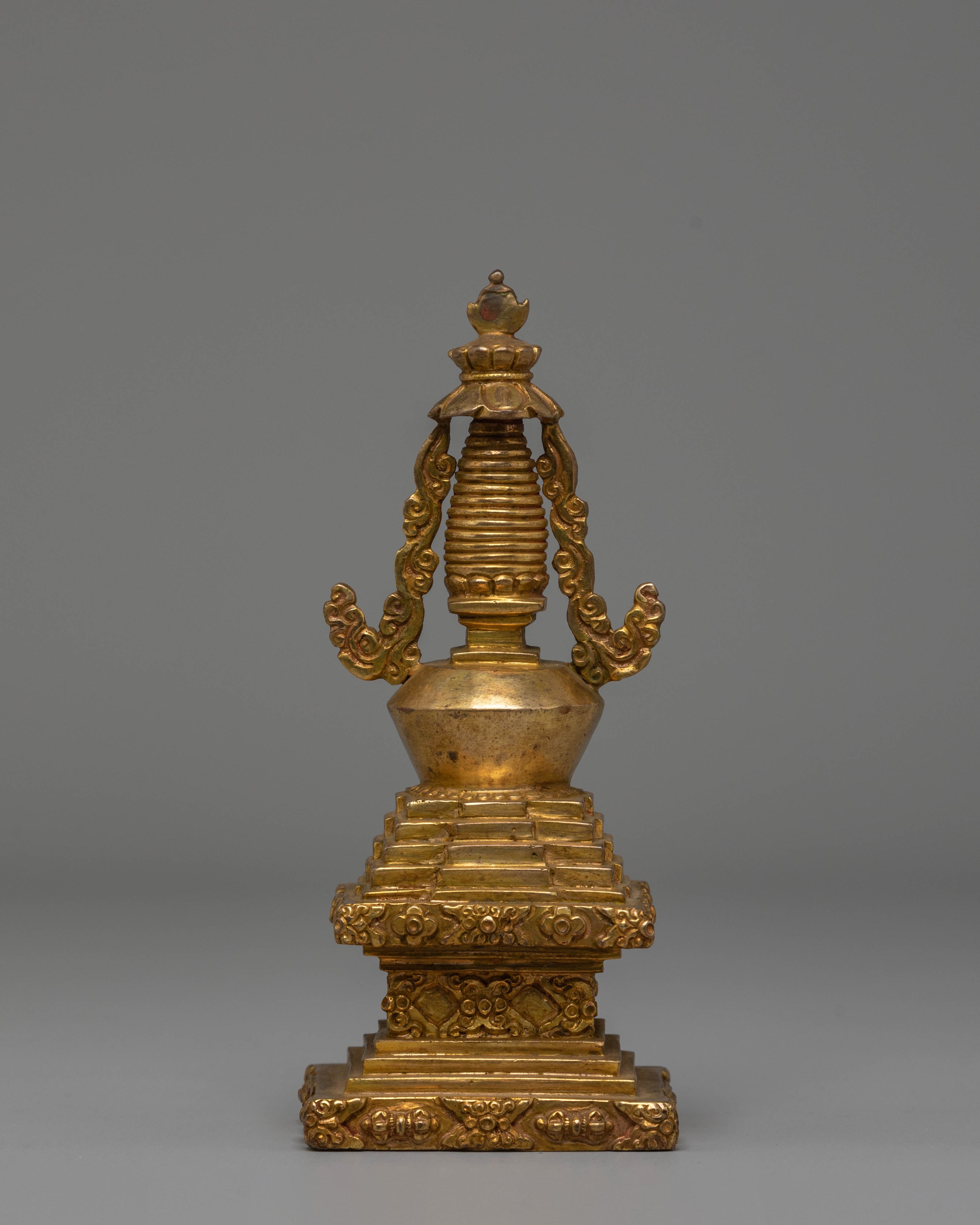 Copper Stupa For Ritual Use | Sacred Symbol of Enlightenment