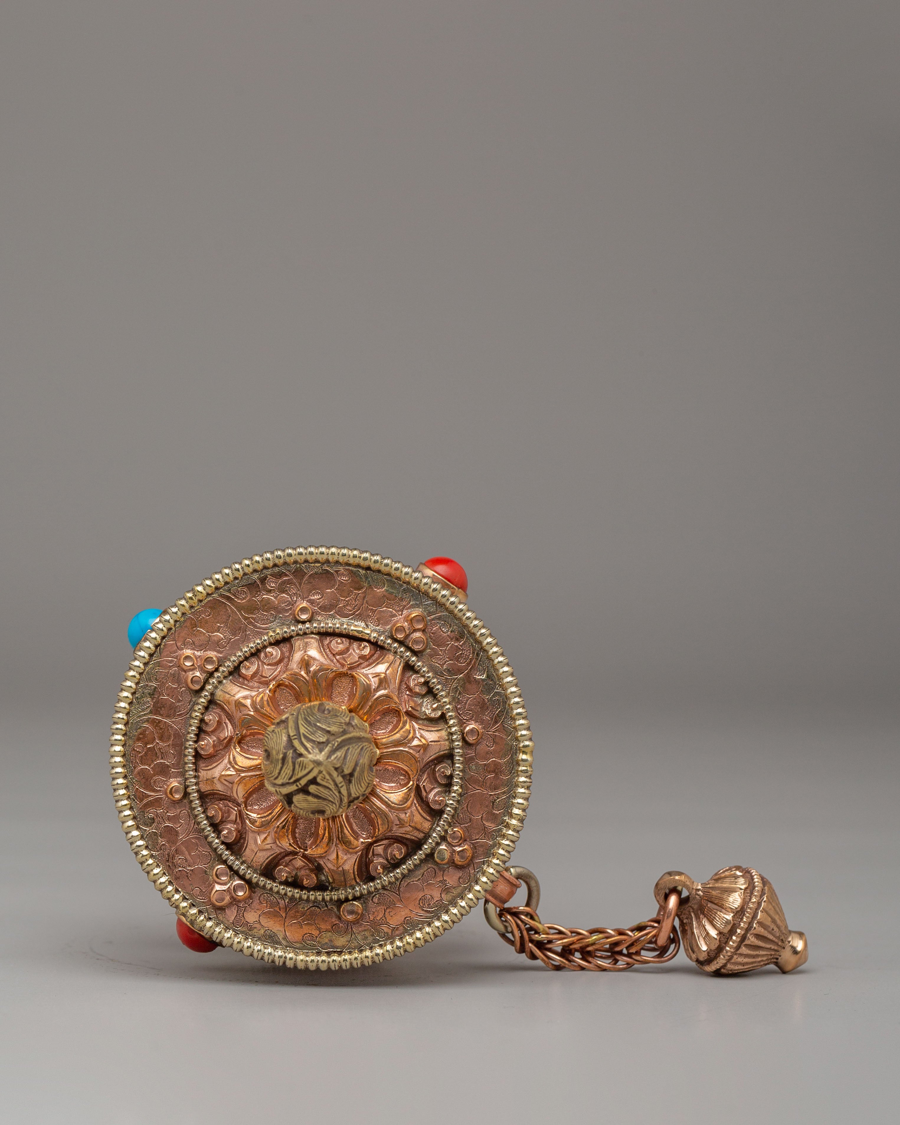 Sacred Altar Prayer Wheel | Buddhist Mantra Wheel
