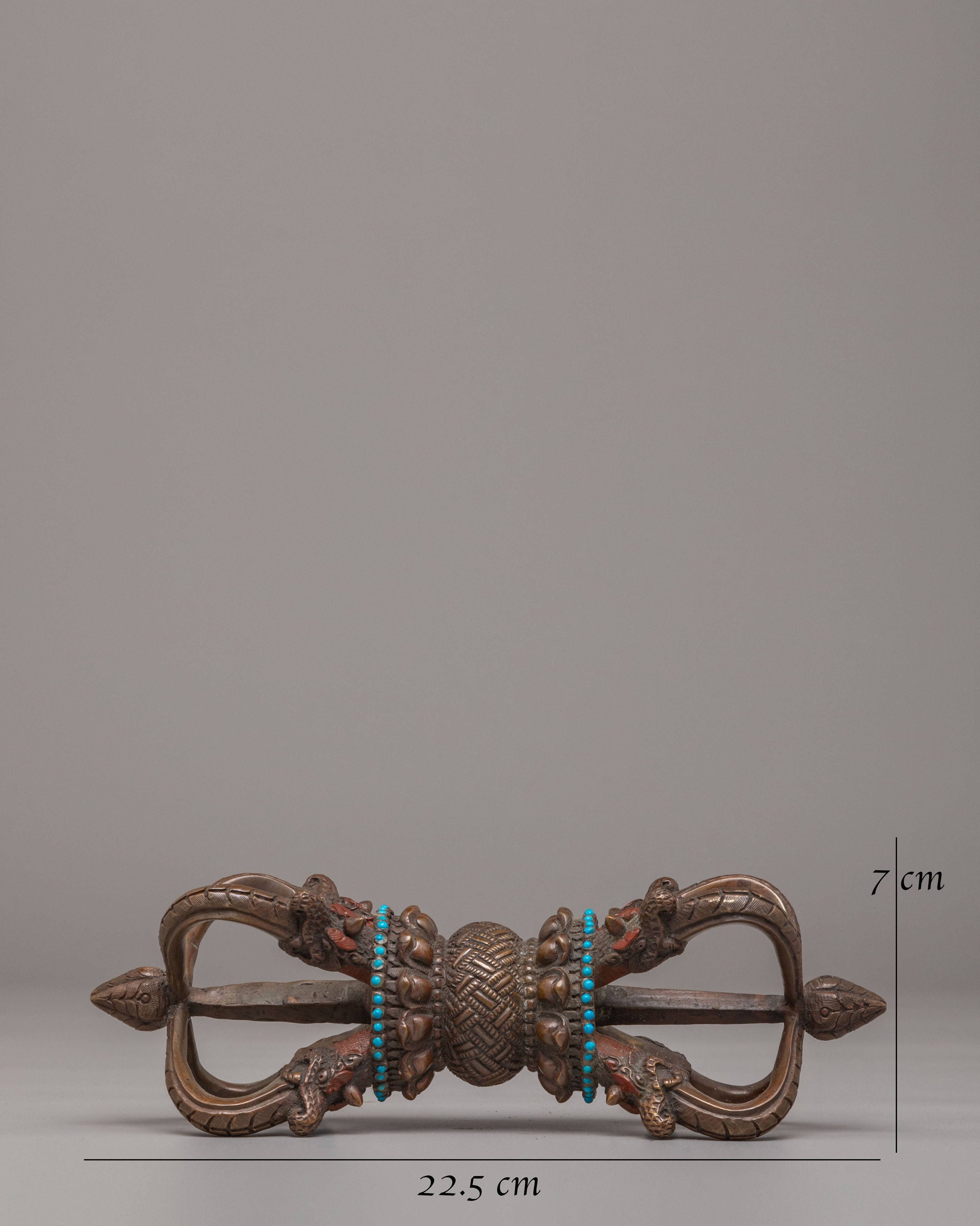 Handcrafted Buddhist Vajra | Spiritual Healing Tool for Meditation