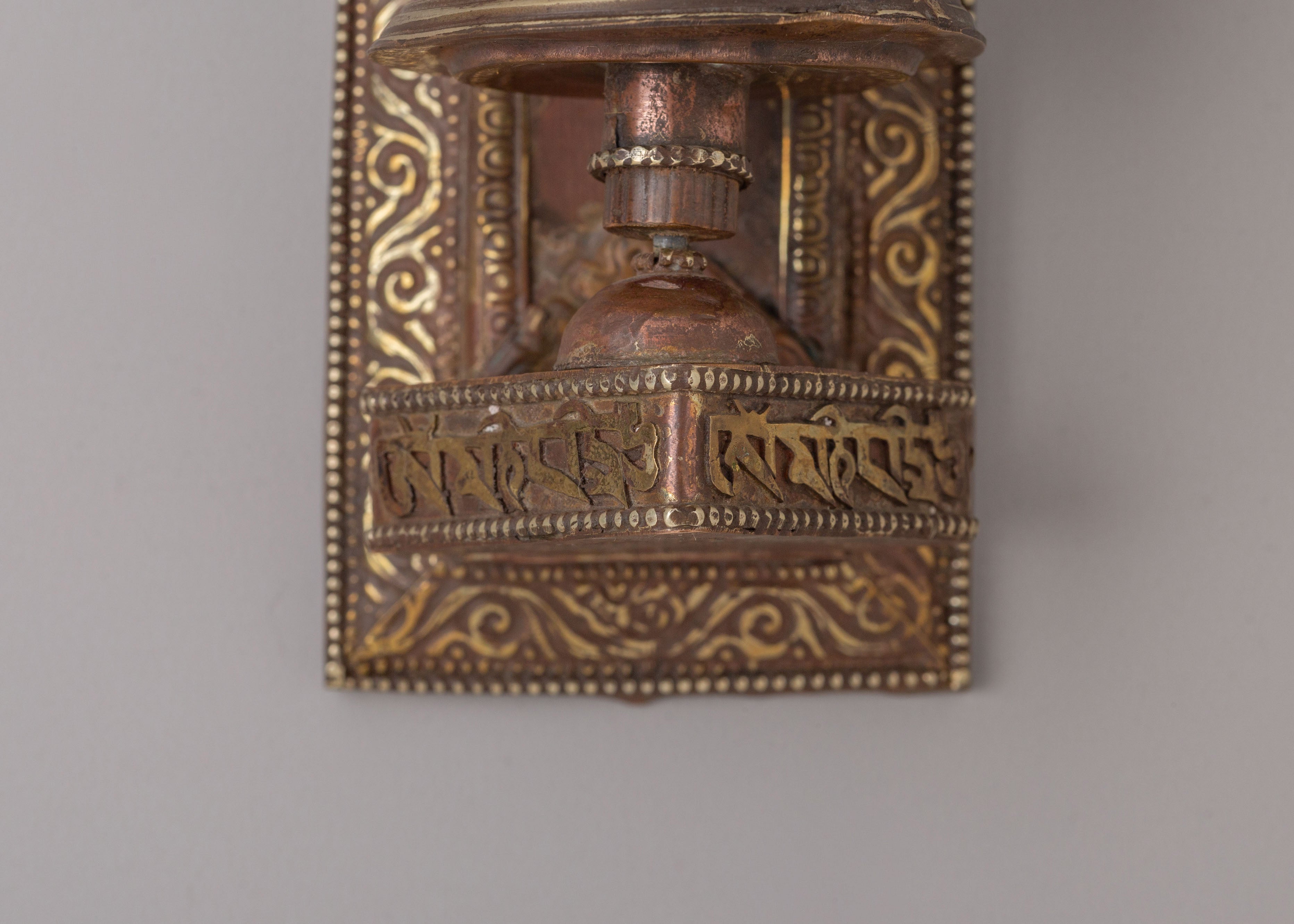Himalayan Altar Prayer Wheel | Tibetan Meditation Decor